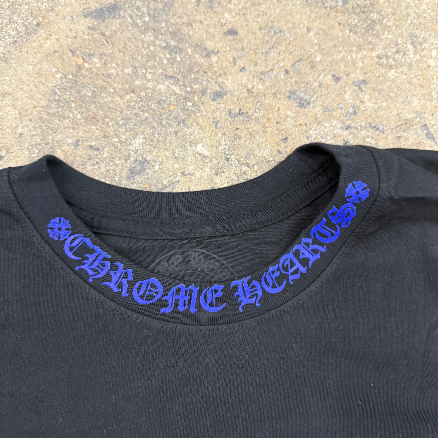 Chrome Hearts 1988 Blue Script Longsleeve