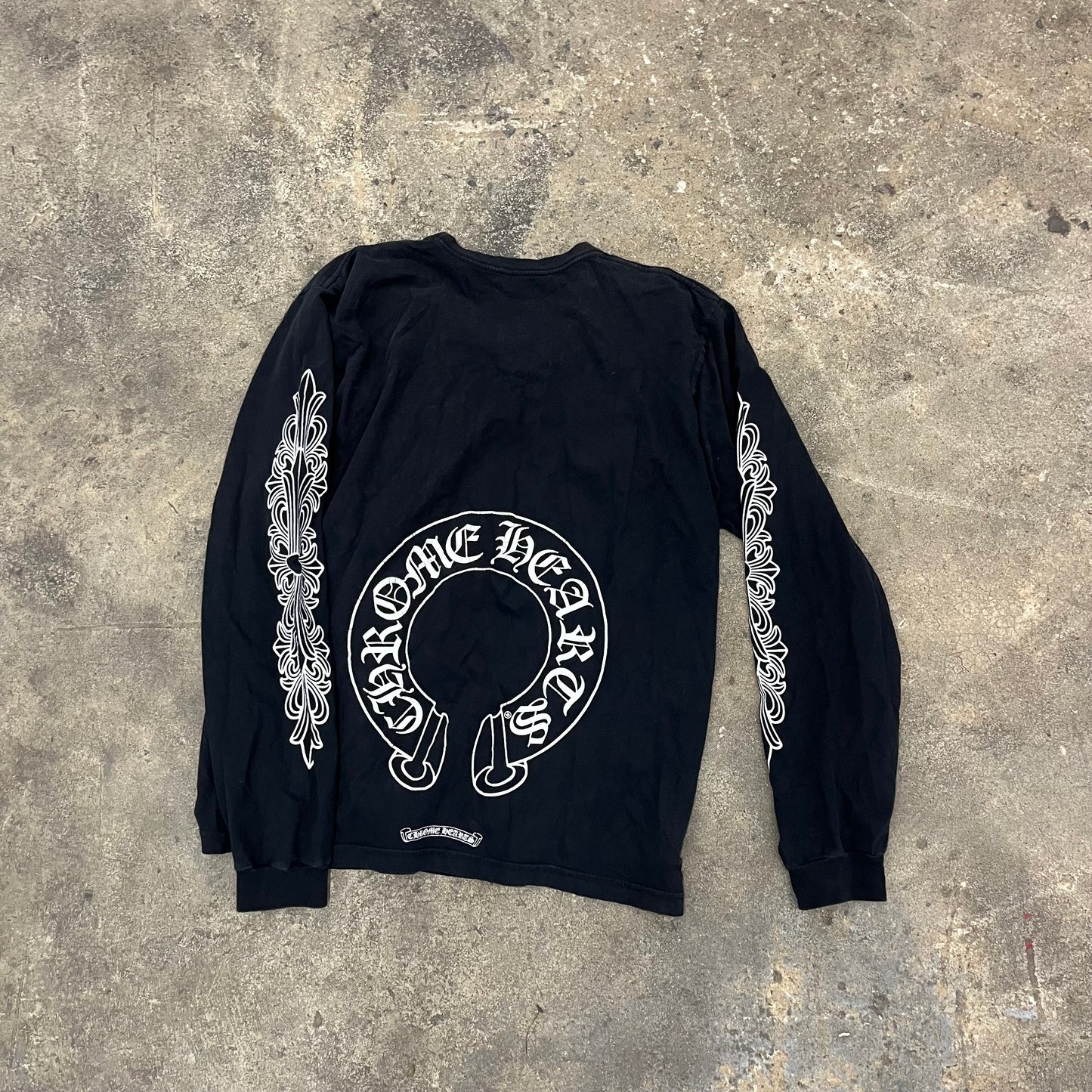 Chrome Hearts Floral Horseshoe Longsleeve shirt