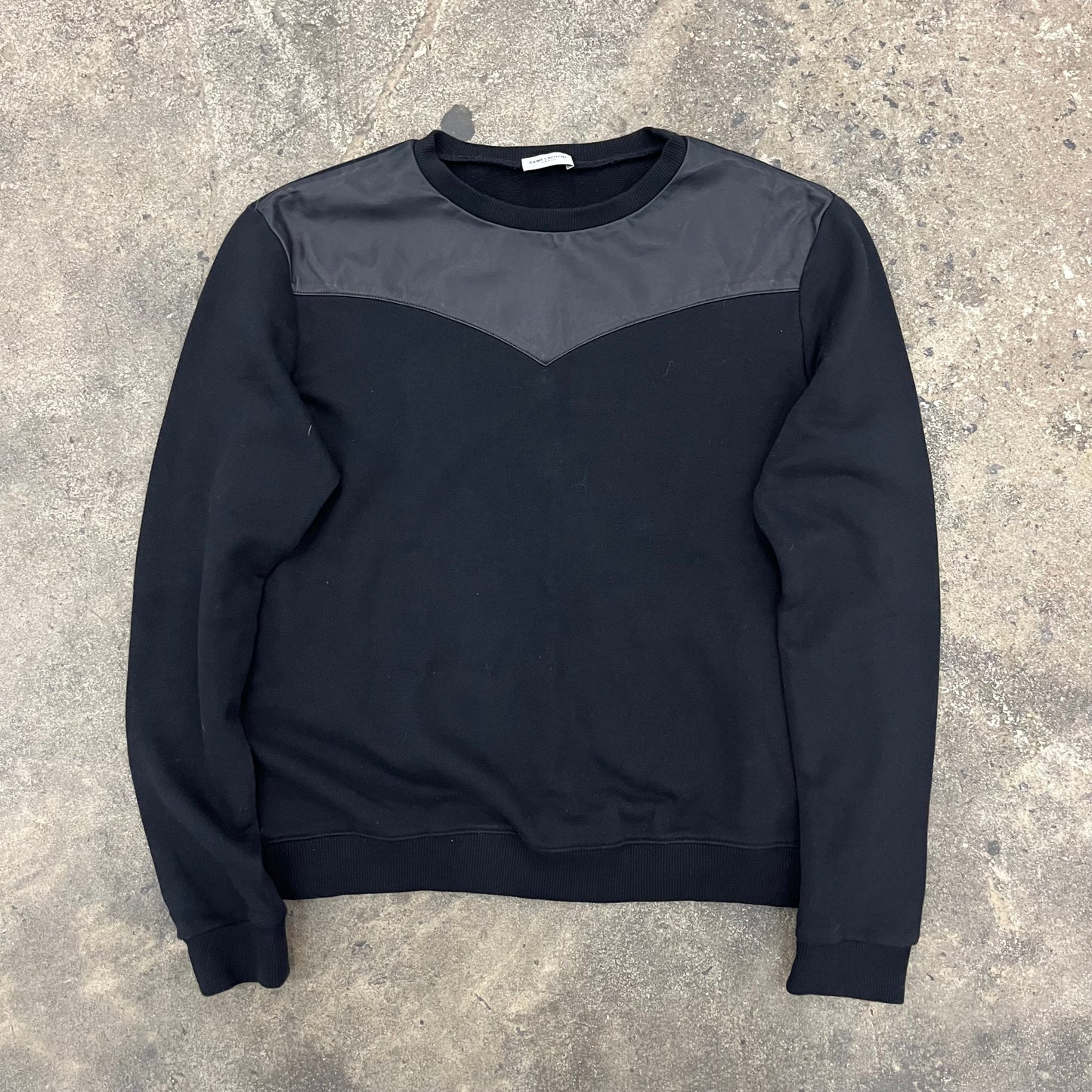 Saint Laurent Leather Padded Sweater