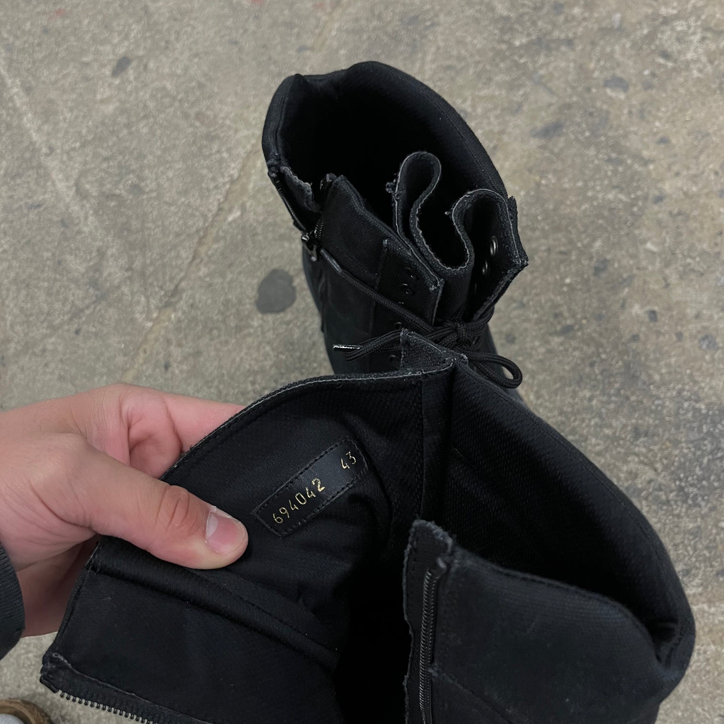 Balenciaga Distressed Strike Boot
