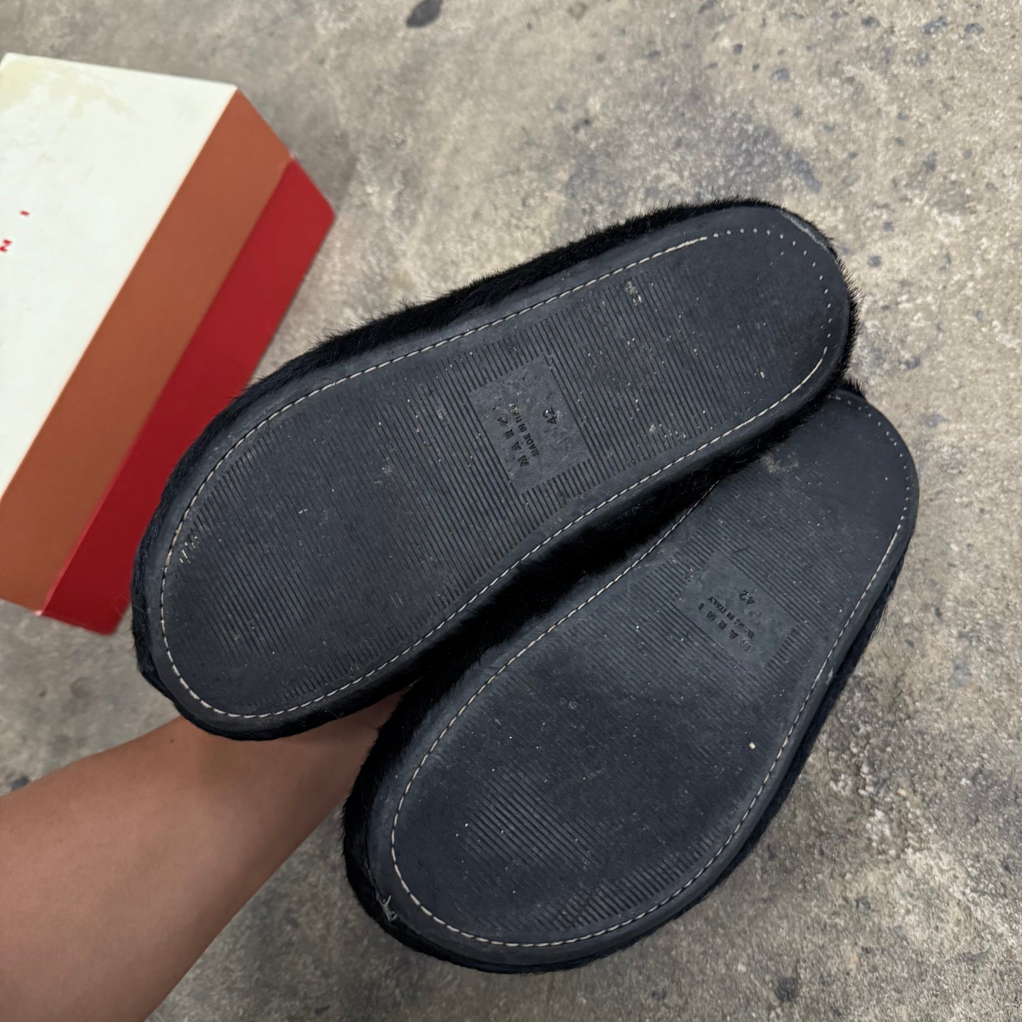 Marni Fussbet Sabot Mules
