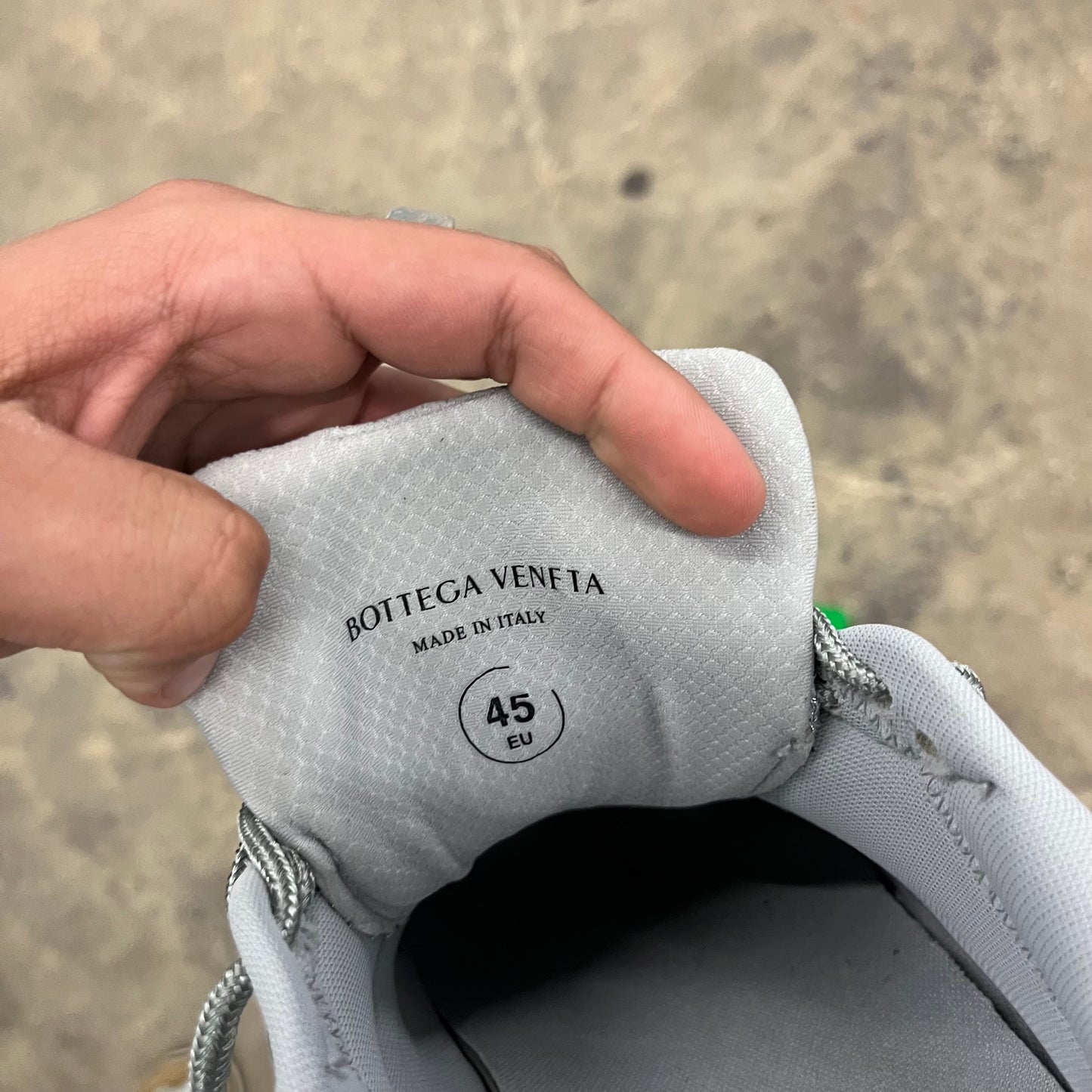 Bottega Veneta Silver Orbit Sneaker