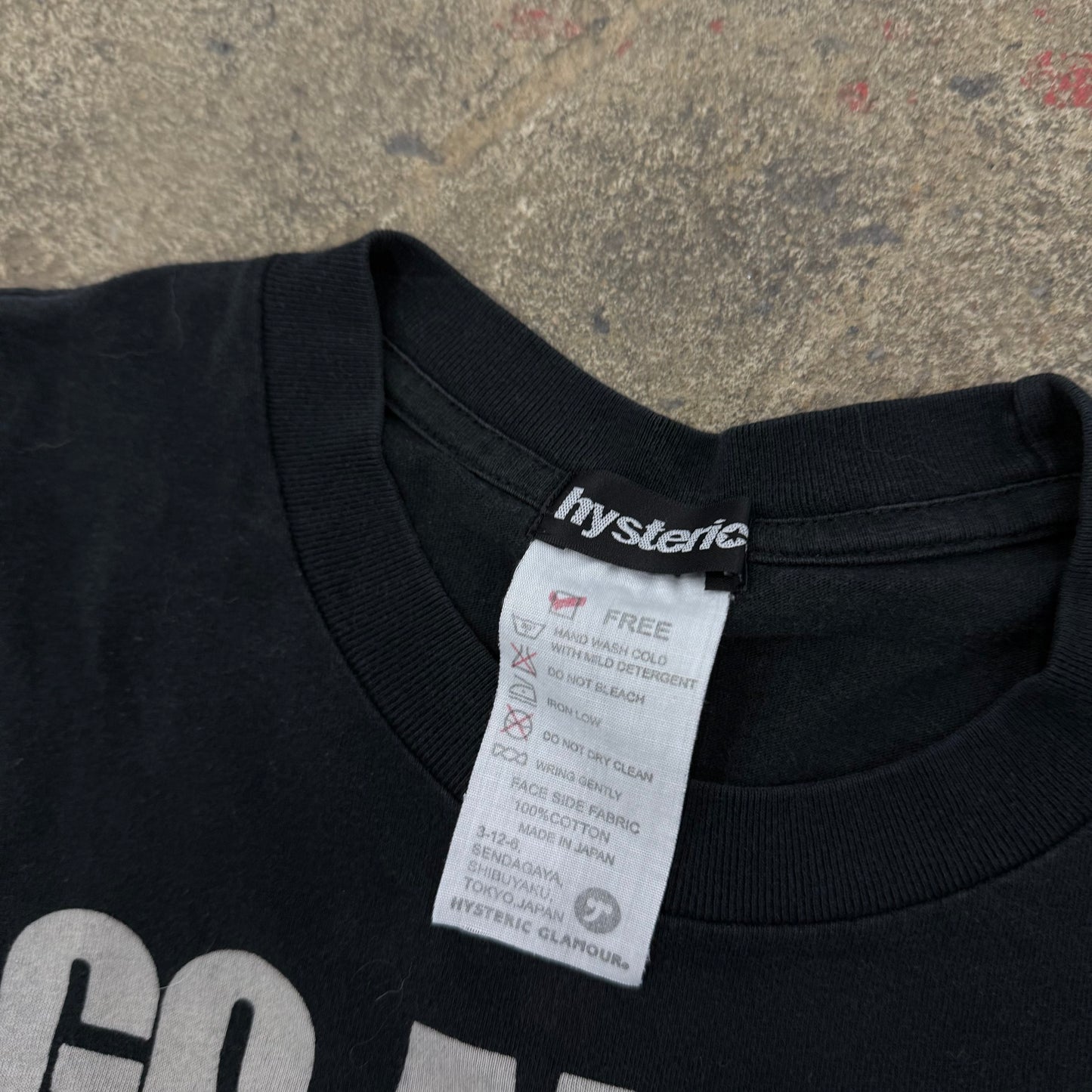 Hysteric Glamour Go Ahead Make My Day tee