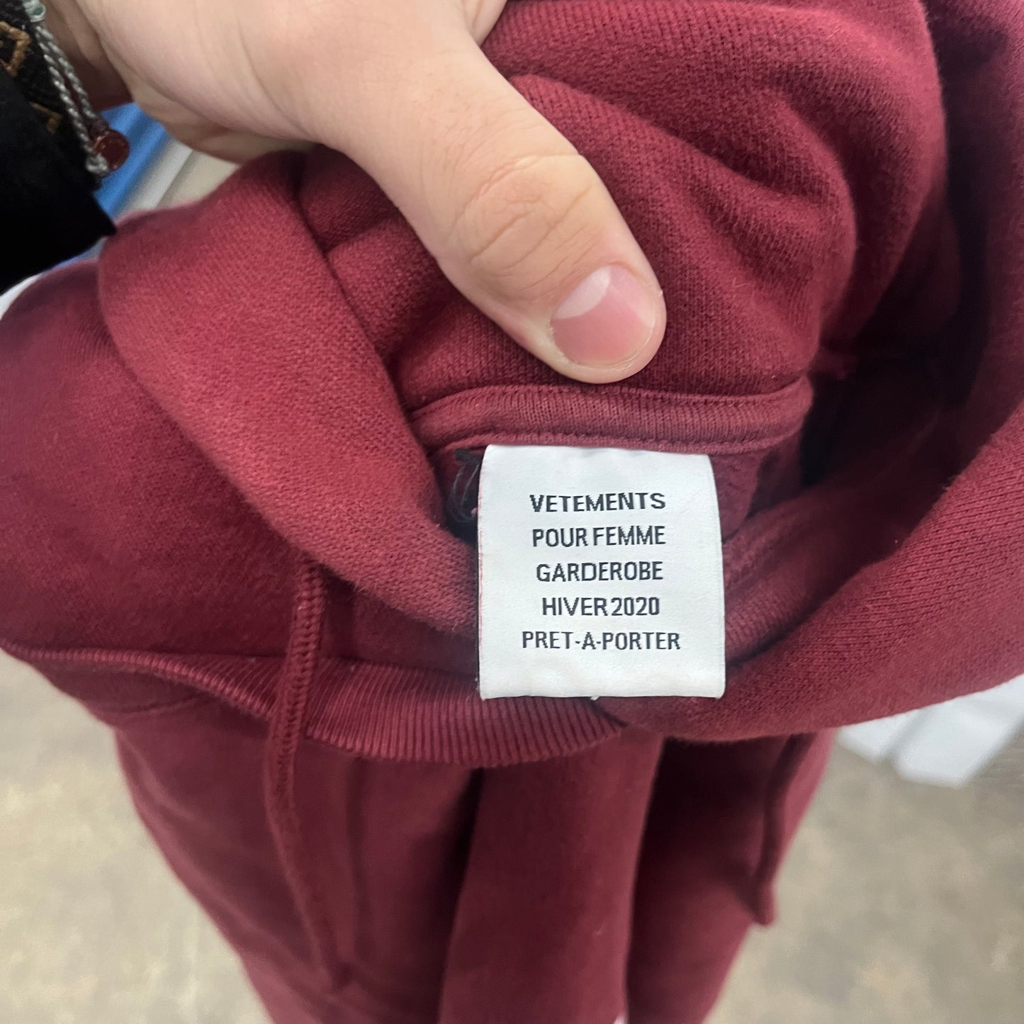 Vetements Resource Limits hoodie