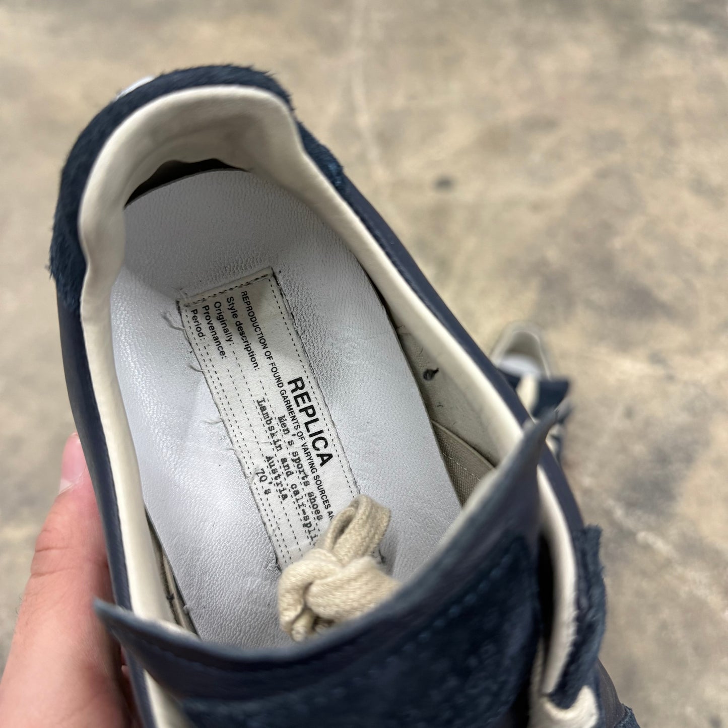 Maison Margiela GAT in Navy and Gum