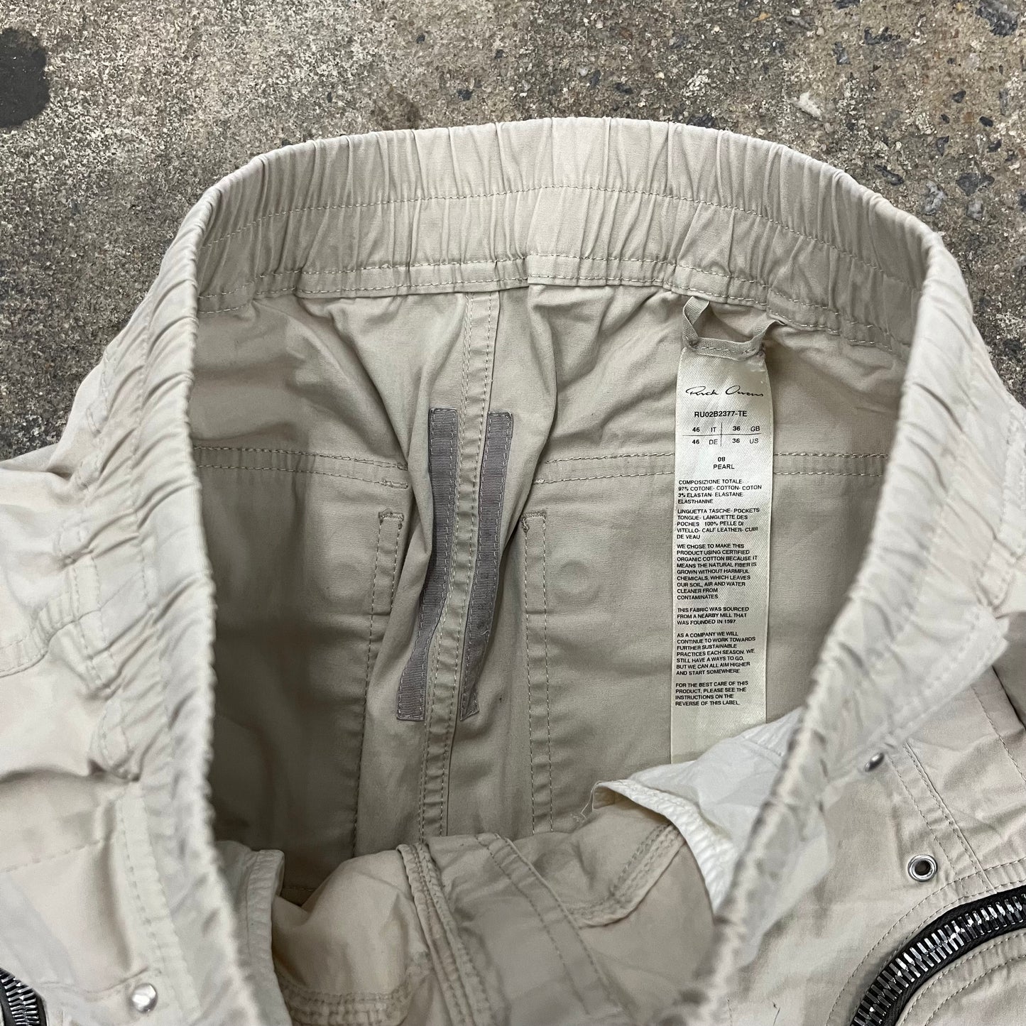 Rick Owens Bauhaus Cargos