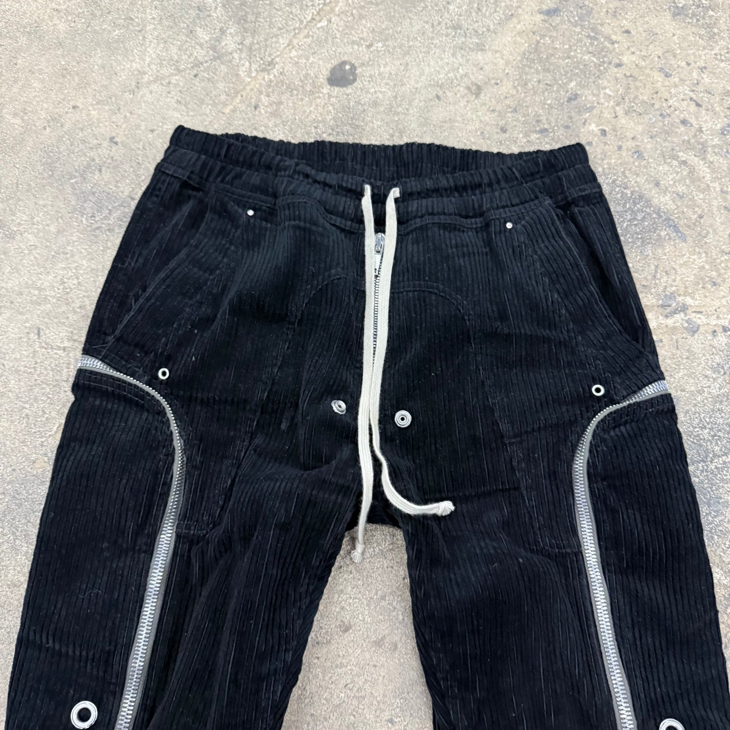 Rick Owens FW22 Runway Bauhaus Cargo Corduroy