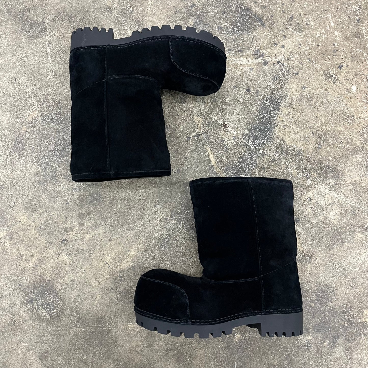Balenciaga Fur Alaska Boots