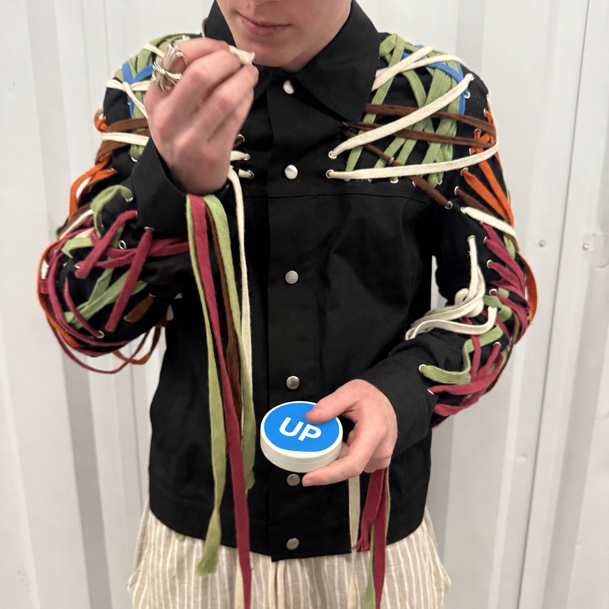 Rick Owens SS/20 Megalace Tecuatl Jacket
