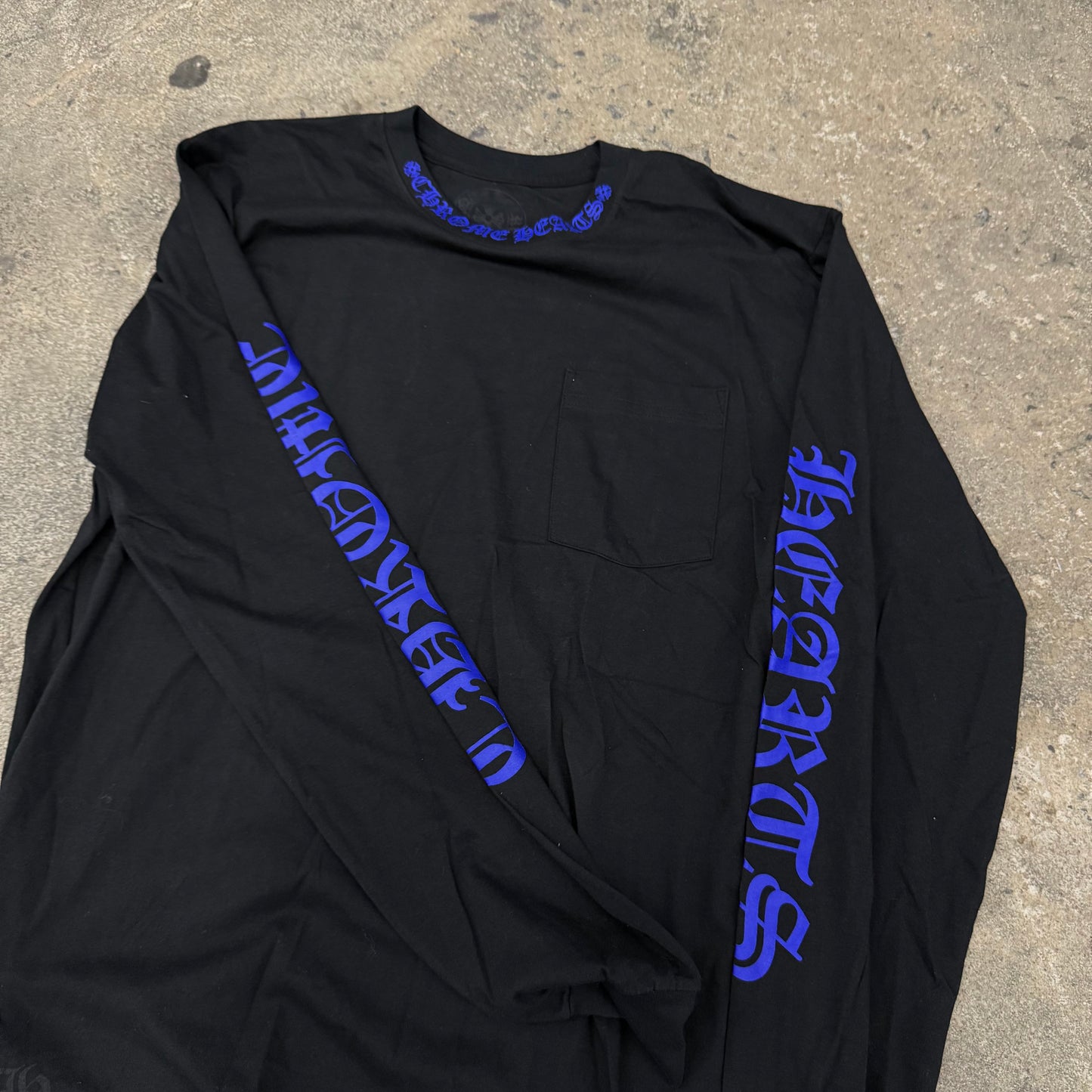 Chrome Hearts 1988 Blue Script Longsleeve