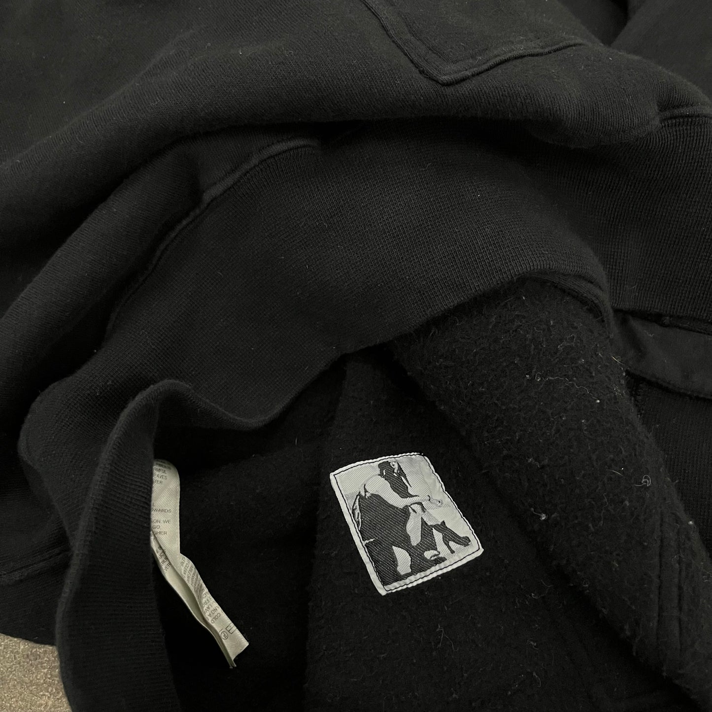 Rick Owens Gimp Zipup in Black