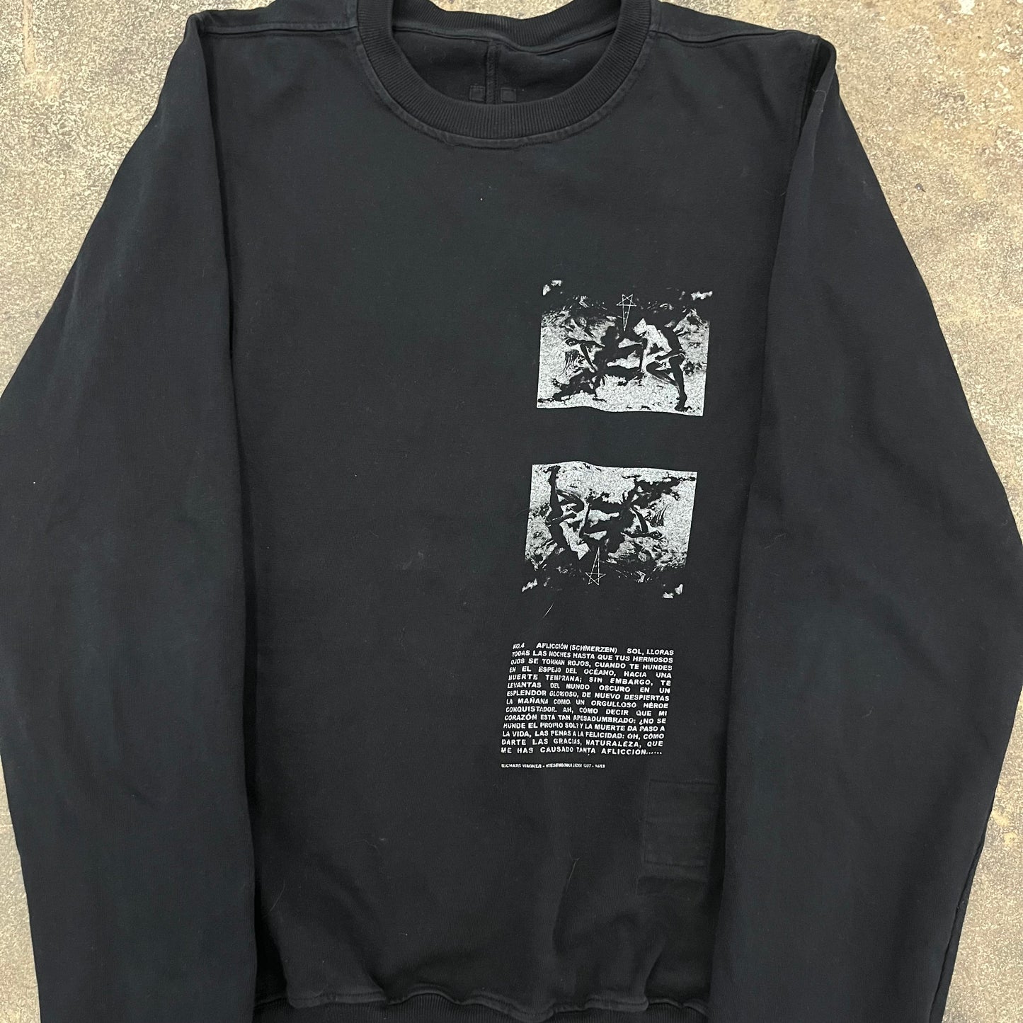 Rick Owens Affliction Crewneck