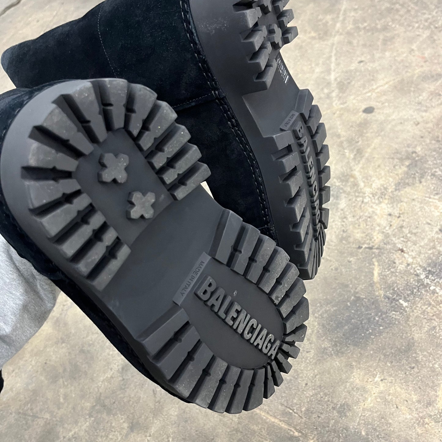 Balenciaga Fur Alaska Boots