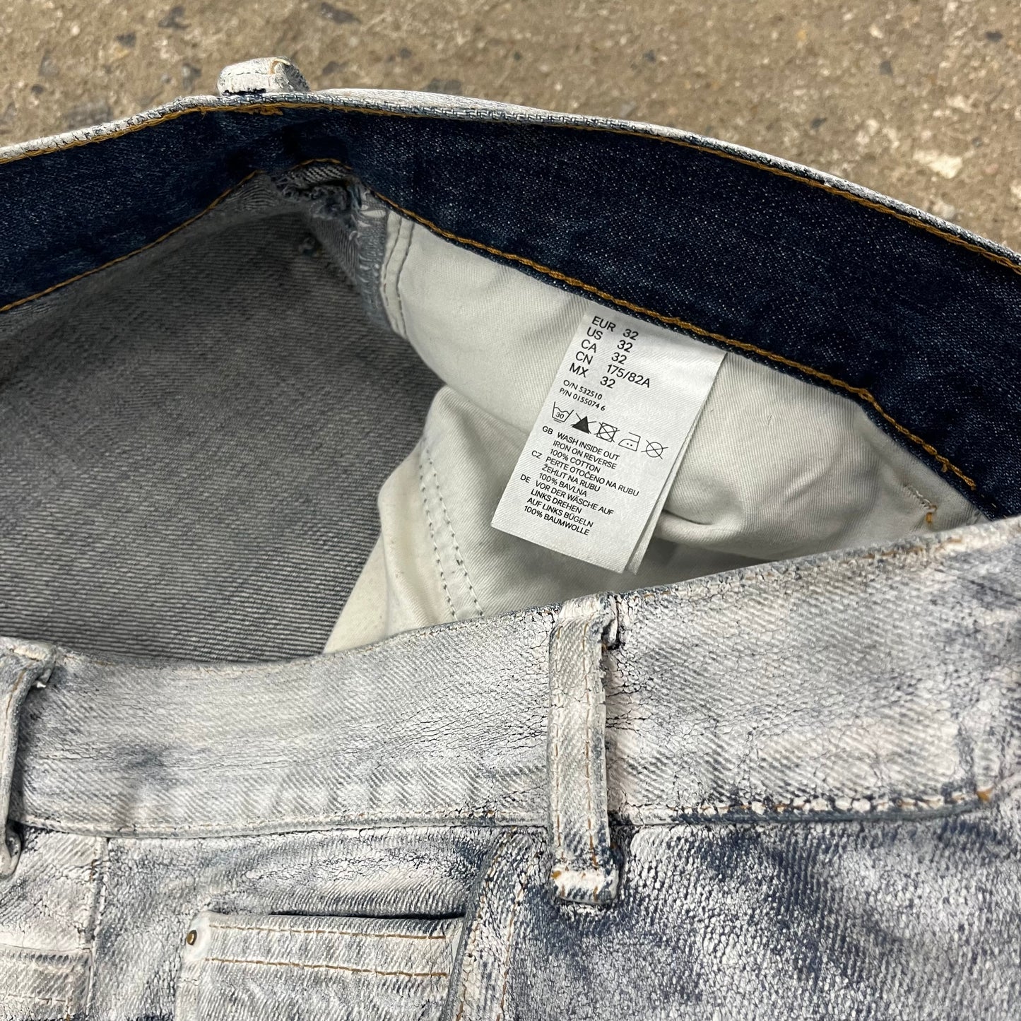 Maison Margiela Painted denim