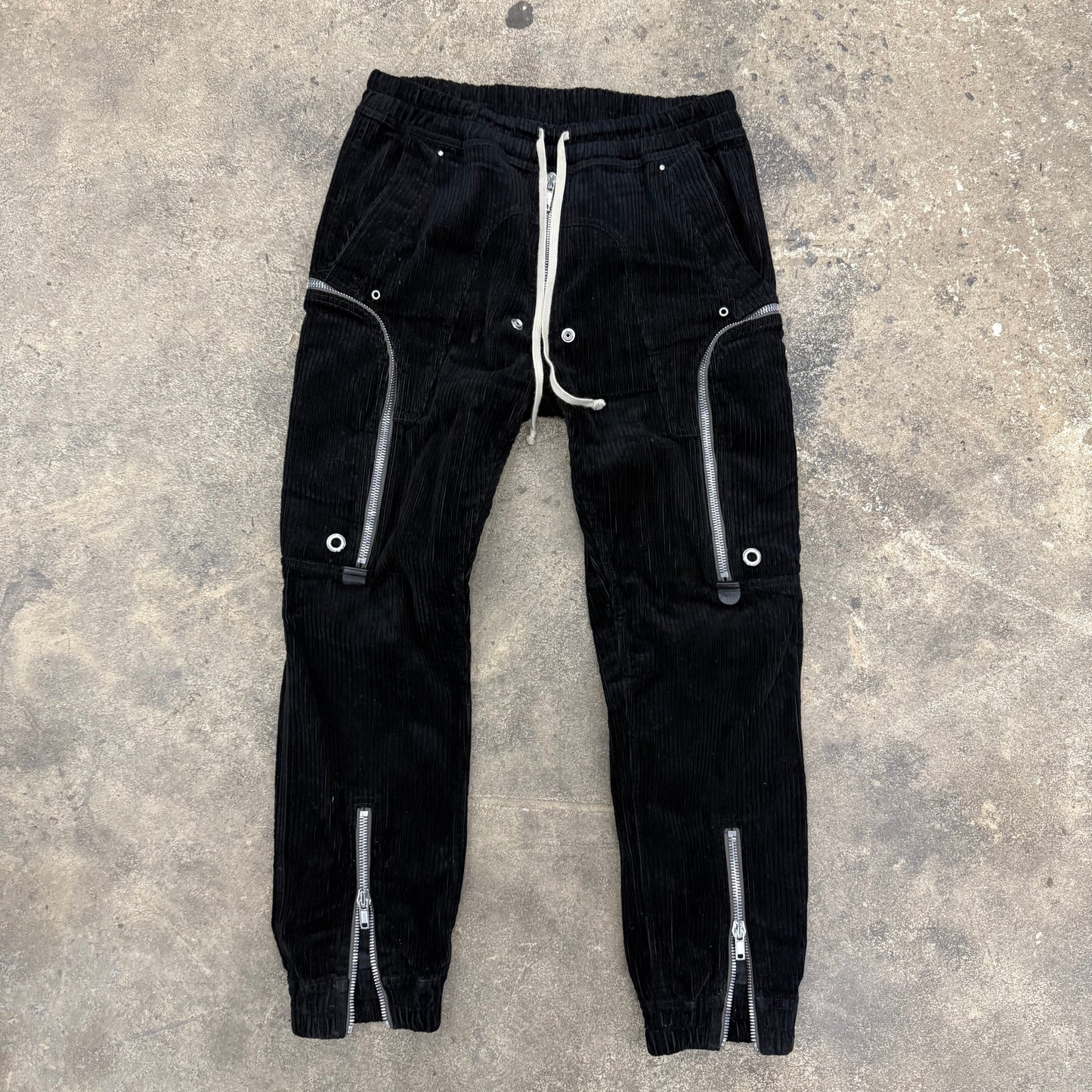 Rick Owens FW22 Runway Bauhaus Cargo Corduroy