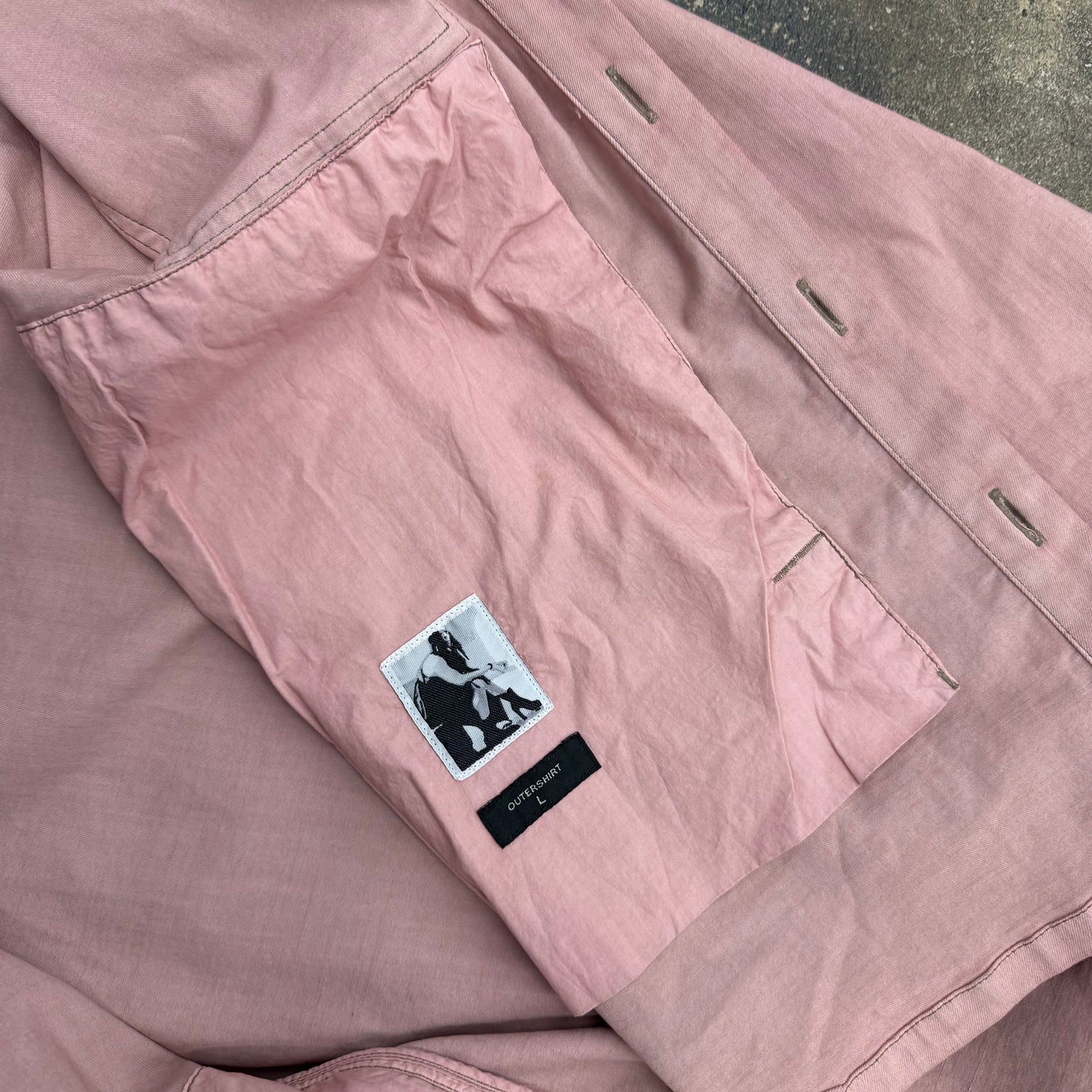 Rick Owens Pink Outershirt