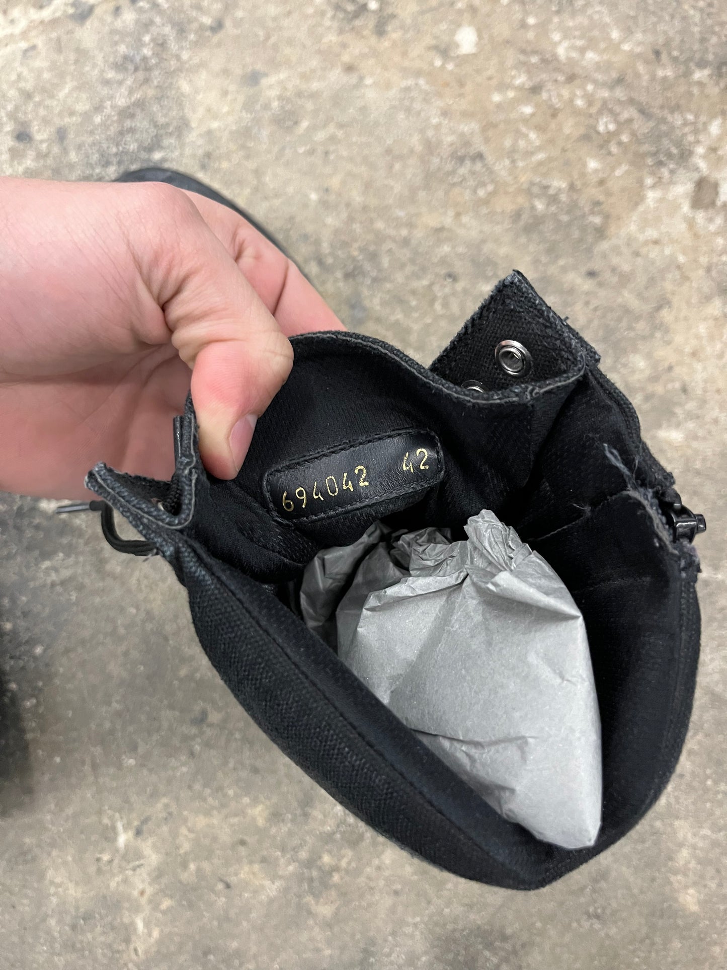 Balenciaga Distressed Strike Boot