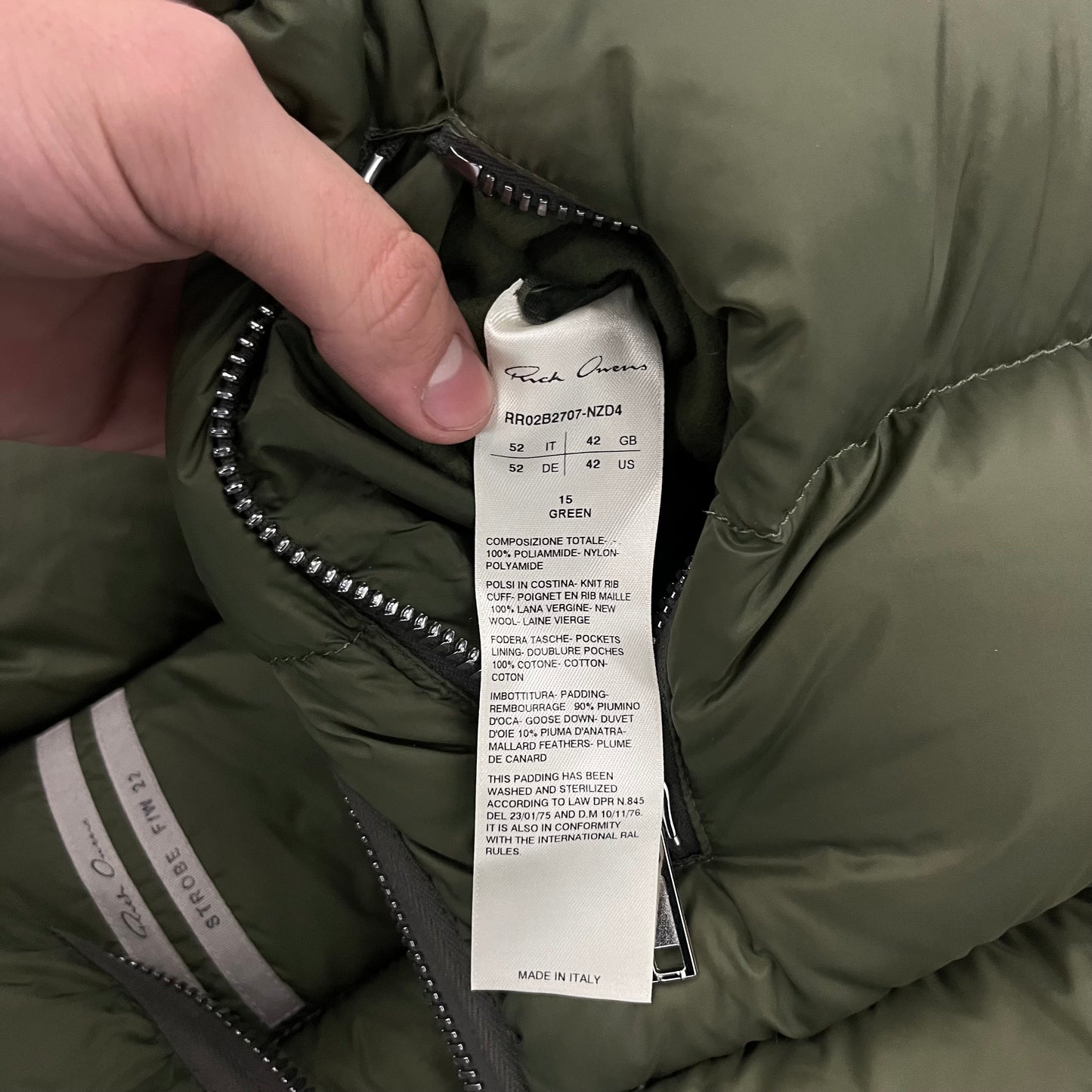 Rick Owens Gimp Puffer