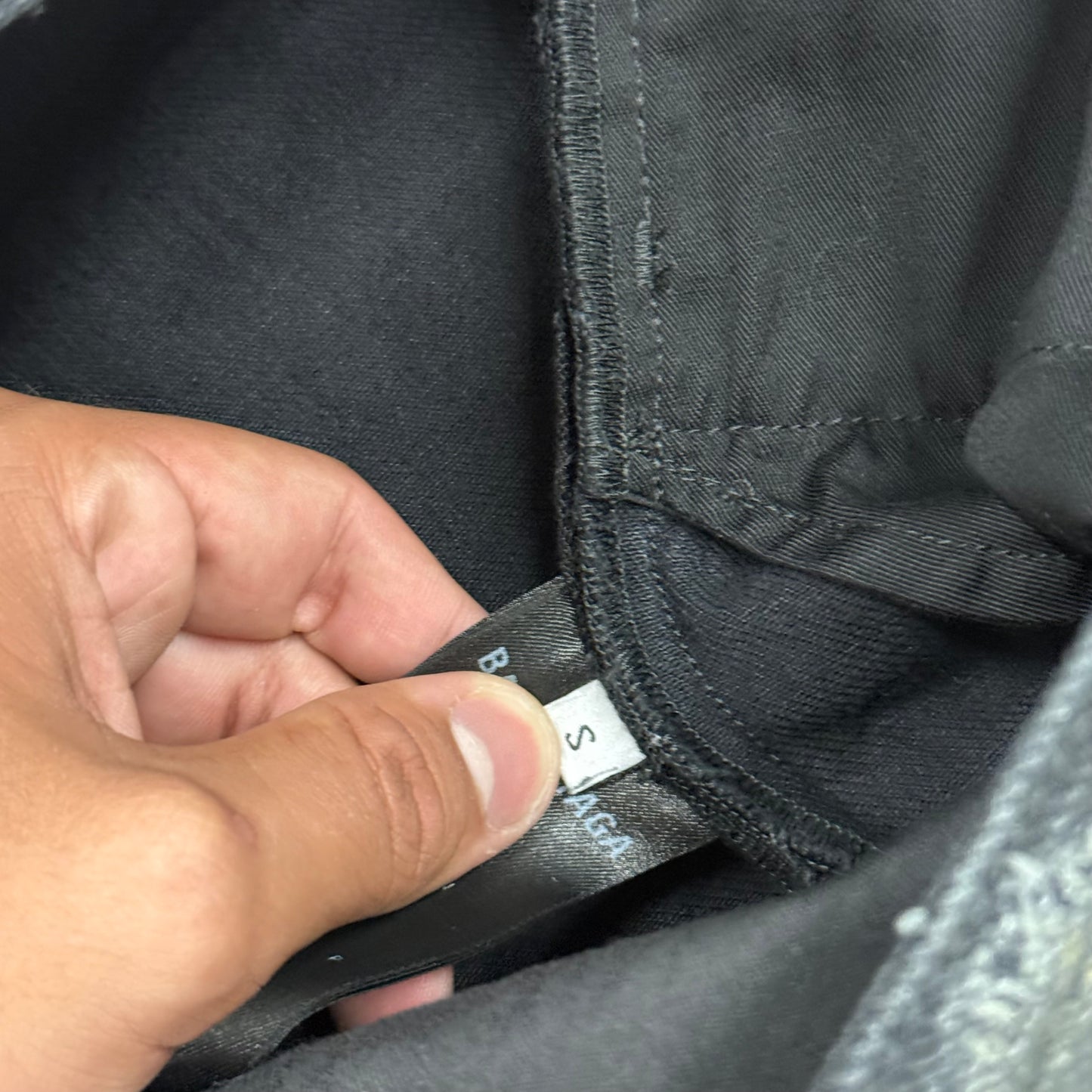 Balenciaga Destroyed Oil Spill Denim
