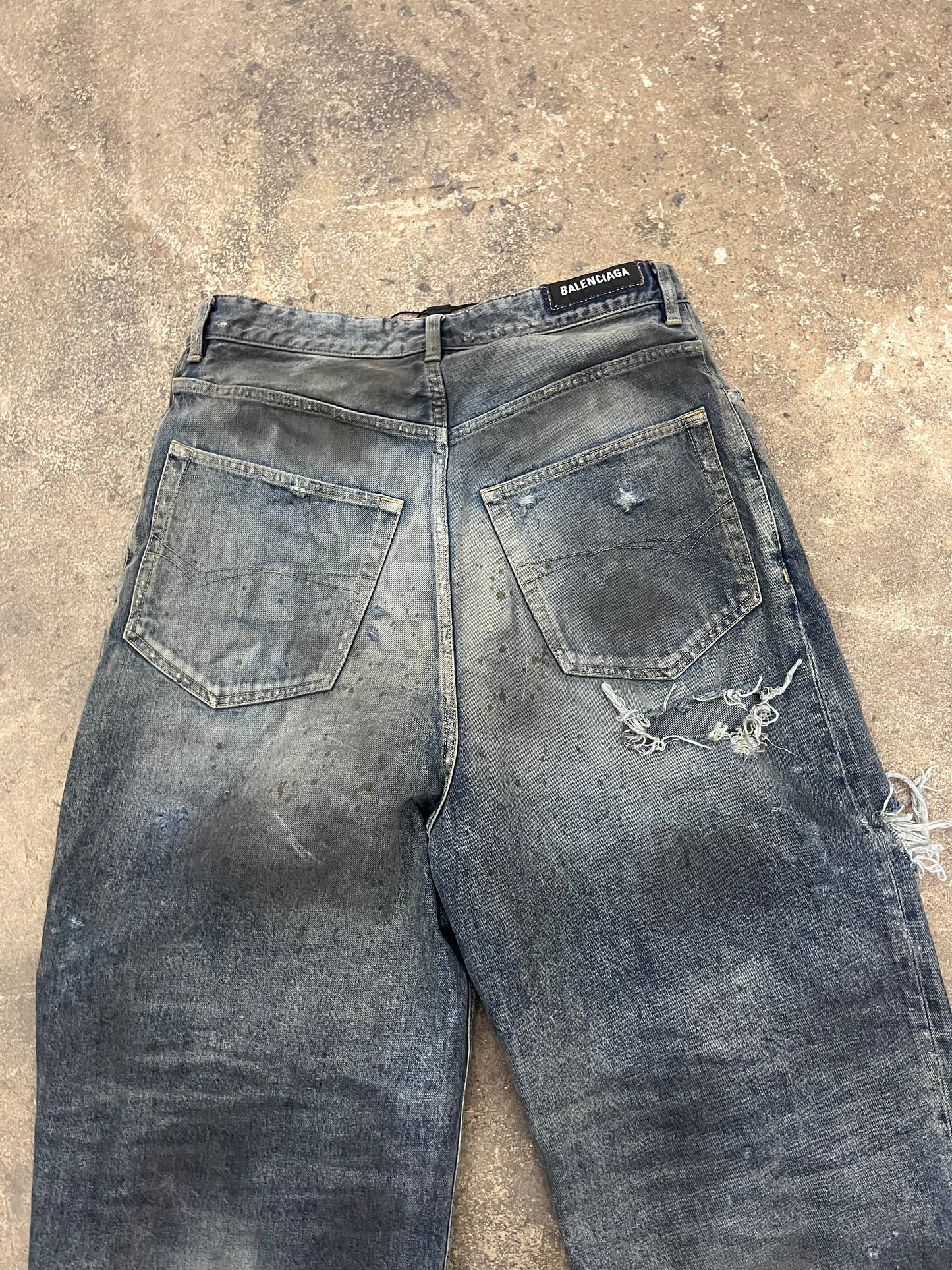 Balenciaga Mud Denim