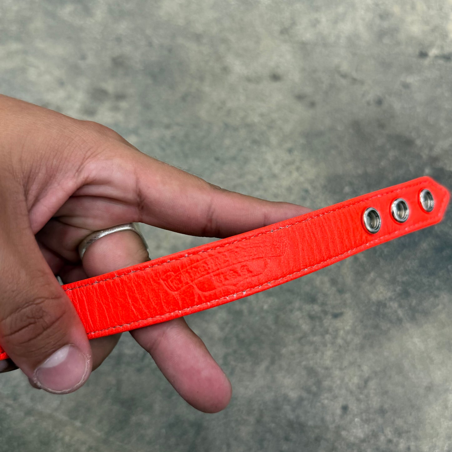 Chrome Hearts Orange 3 Snap Bracelet