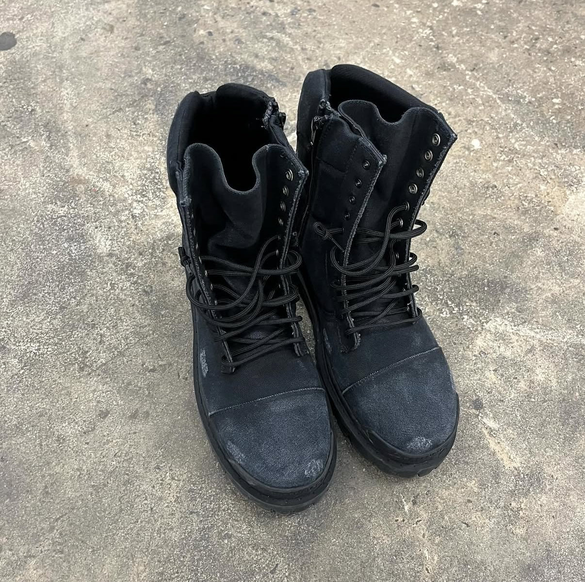 Balenciaga Distressed Strike Boots