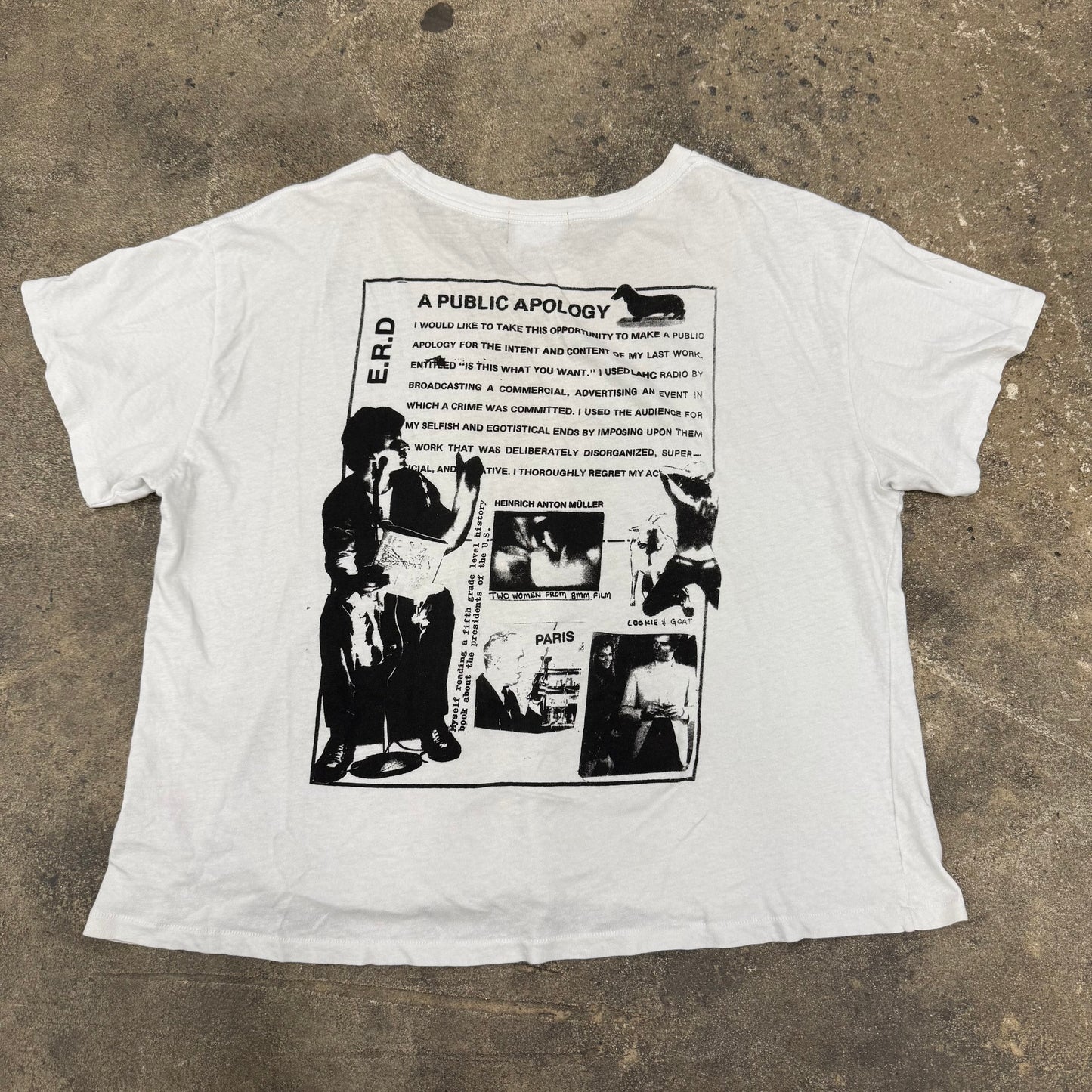 Enfants Riches Deprimes Public Apology Tee