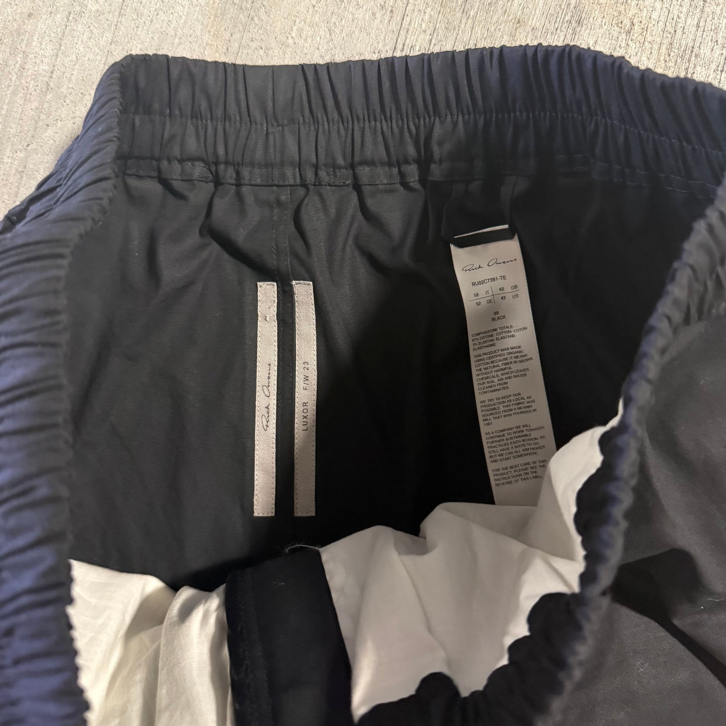 Rick Owens Bela Cargo Shorts