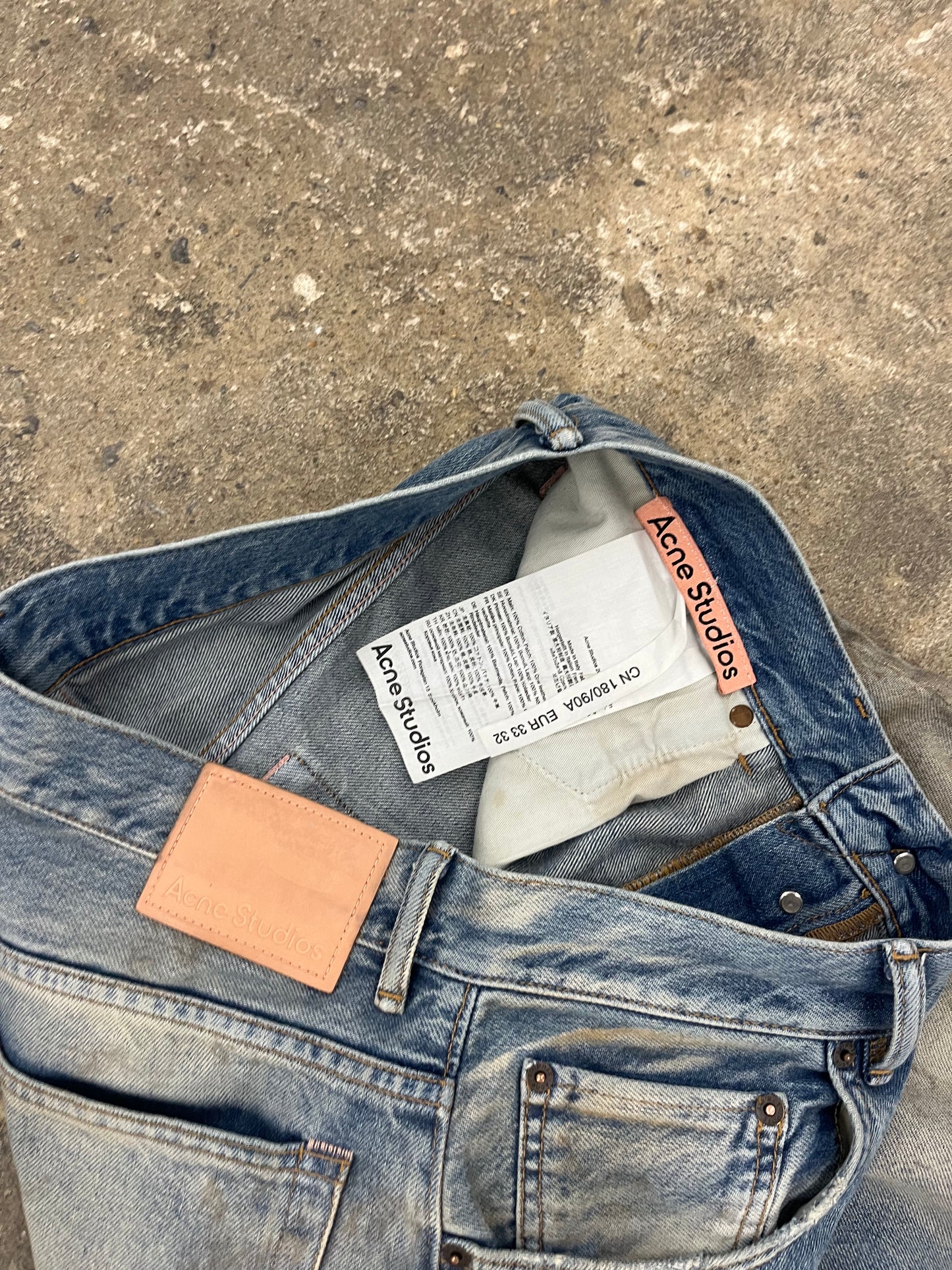 Acne Studios Mud Wash Denim