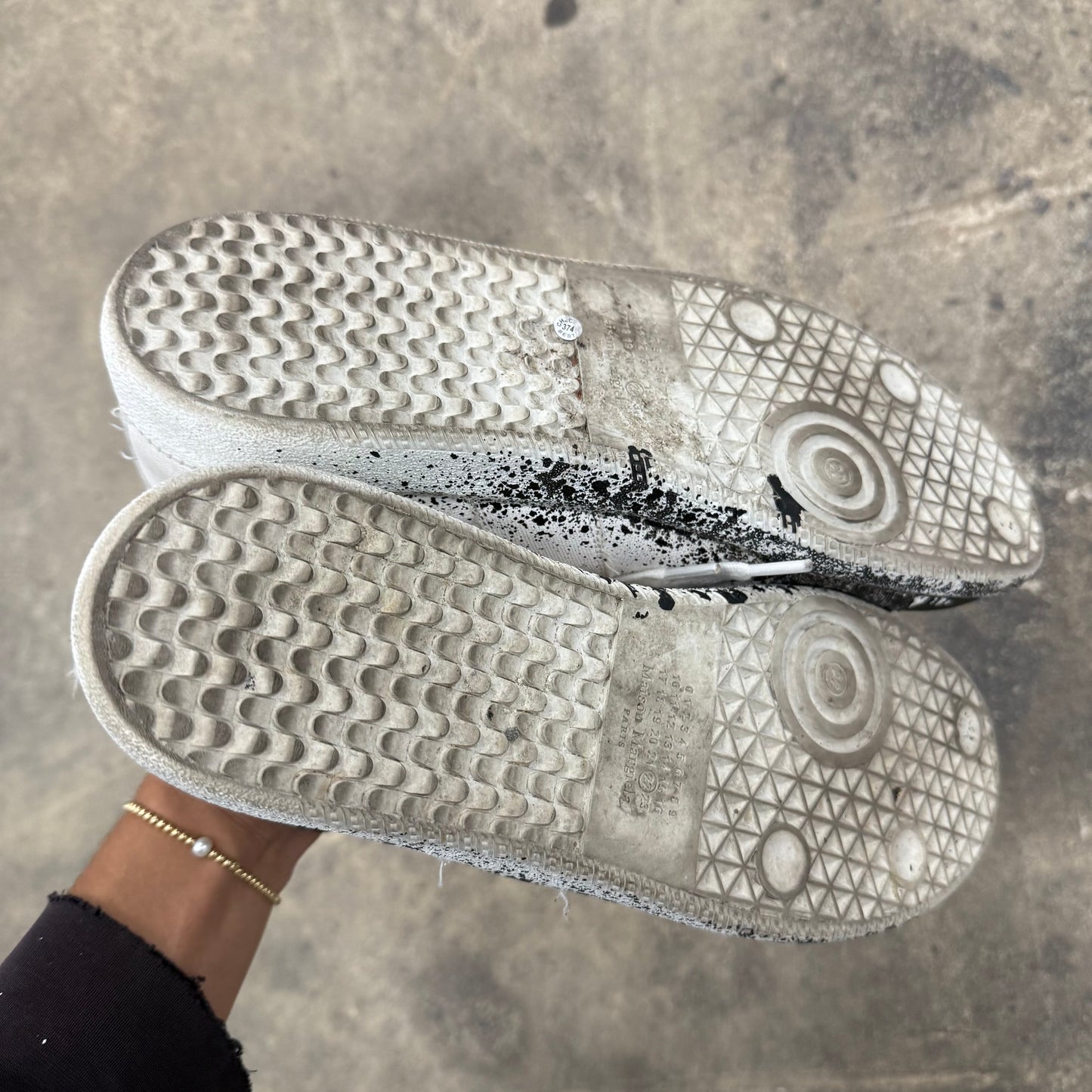 Maison Magiela Splatter paint GAT trainer