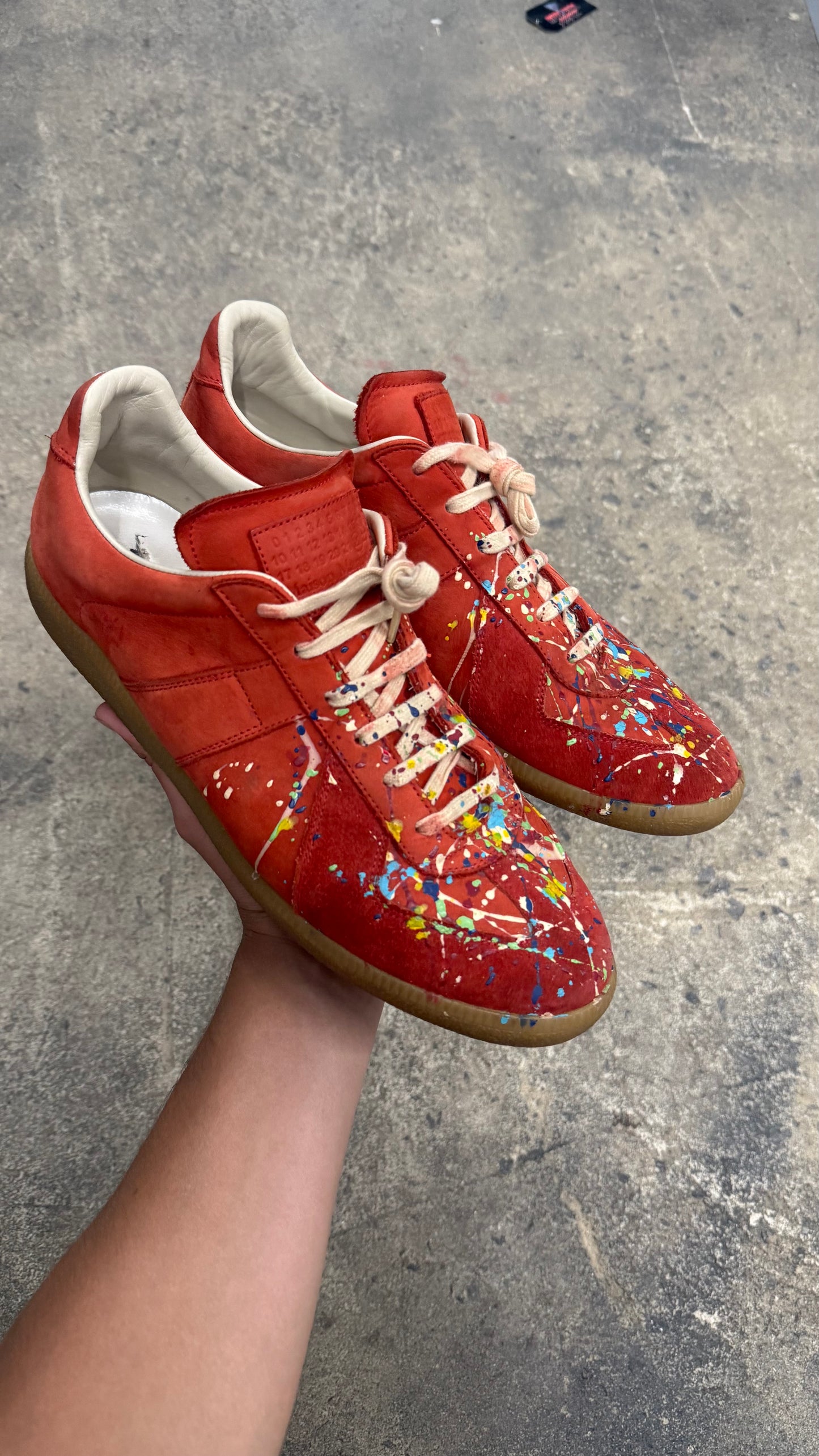 Maison Margiela Red Splatter Paint GAT