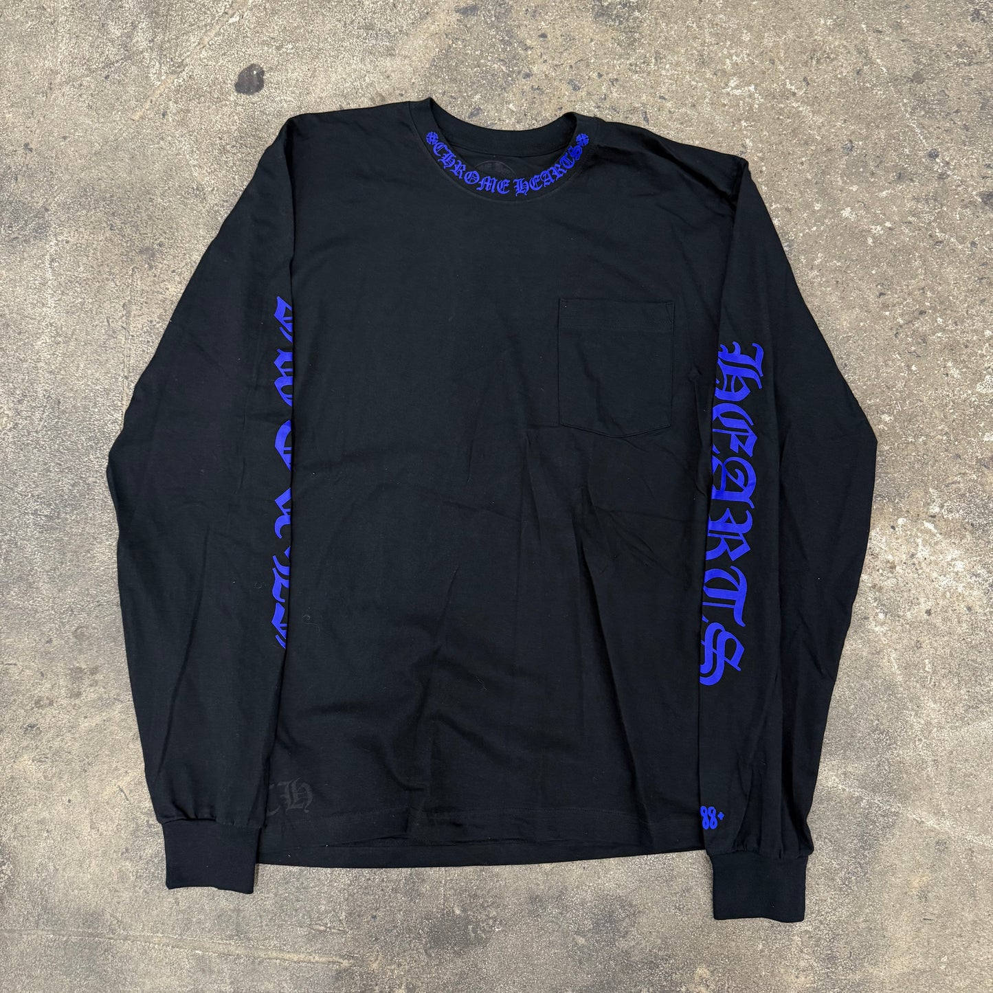Chrome Hearts 1988 Blue Script Longsleeve