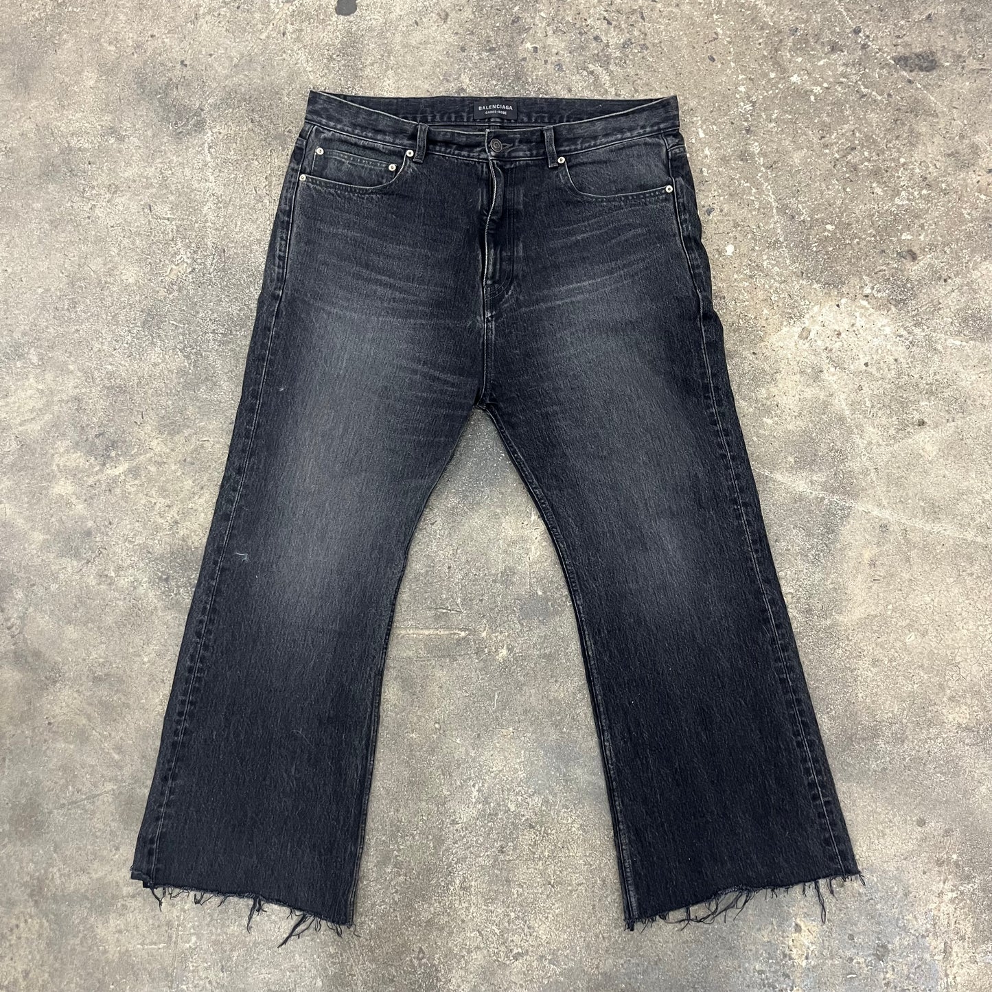 Balenciaga Garde Robe Flared denim