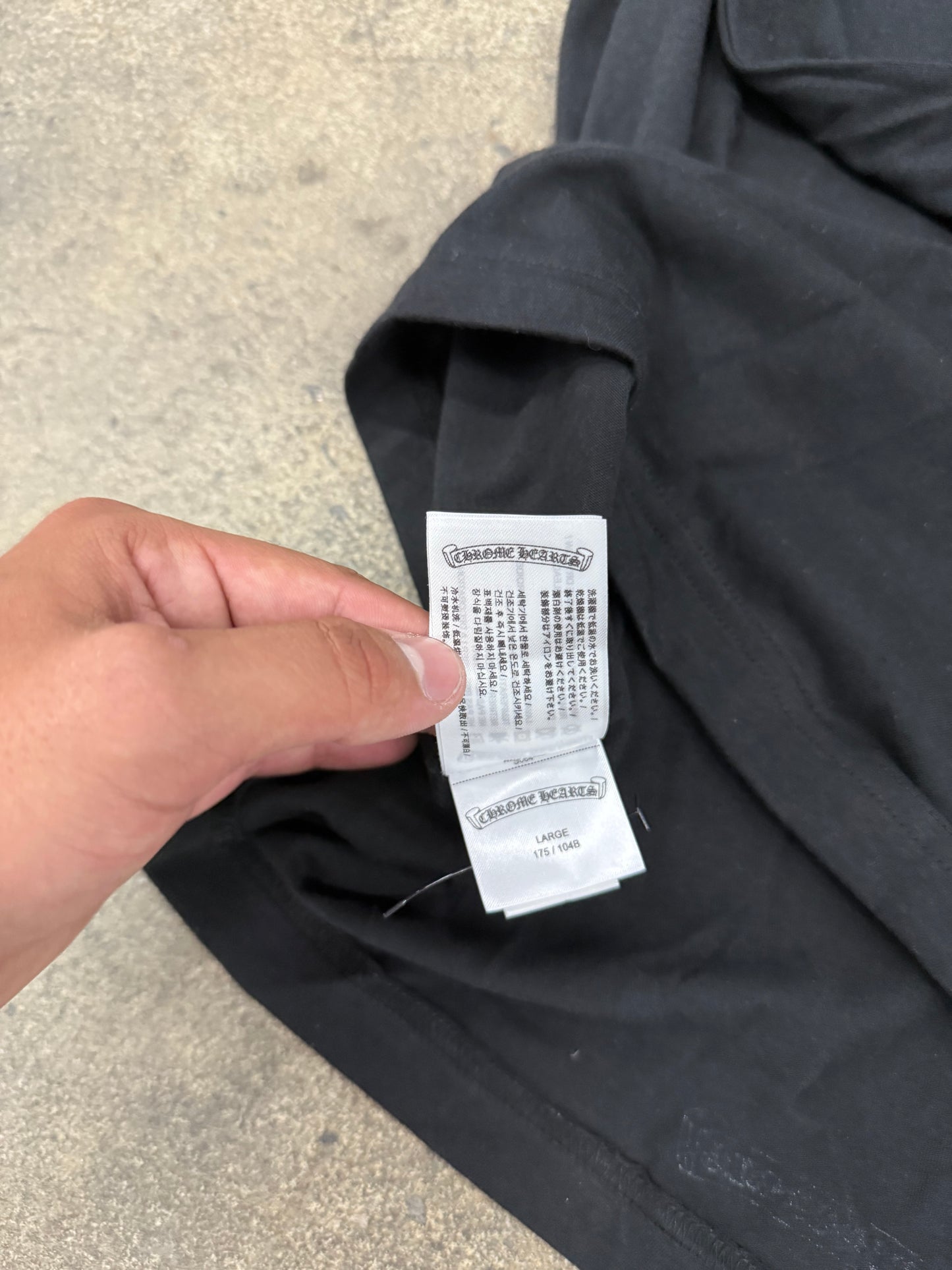 Chrome Hearts 1988 Blue Script Longsleeve