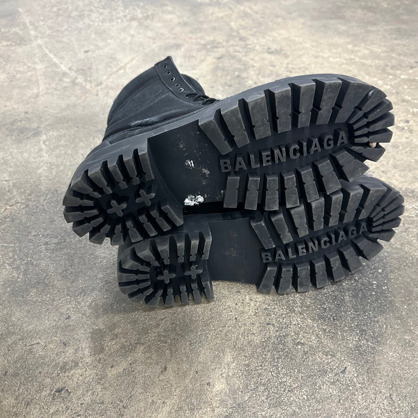 Balenciaga Distressed Strike boots