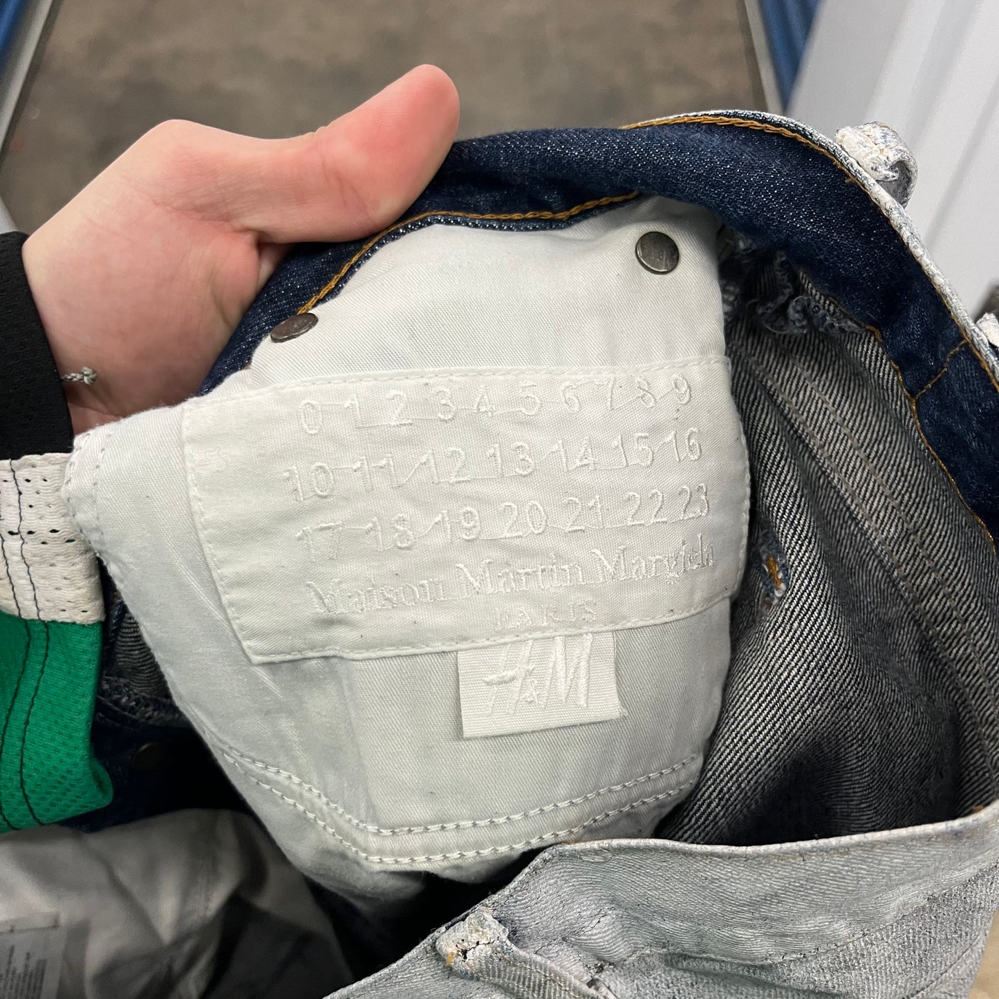 Maison Margiela Painted denim