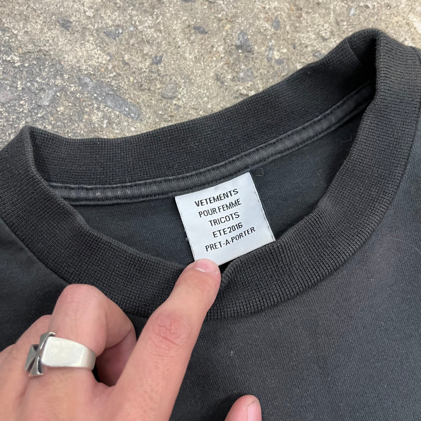 Vetements SS16 OG Metal Longsleeve