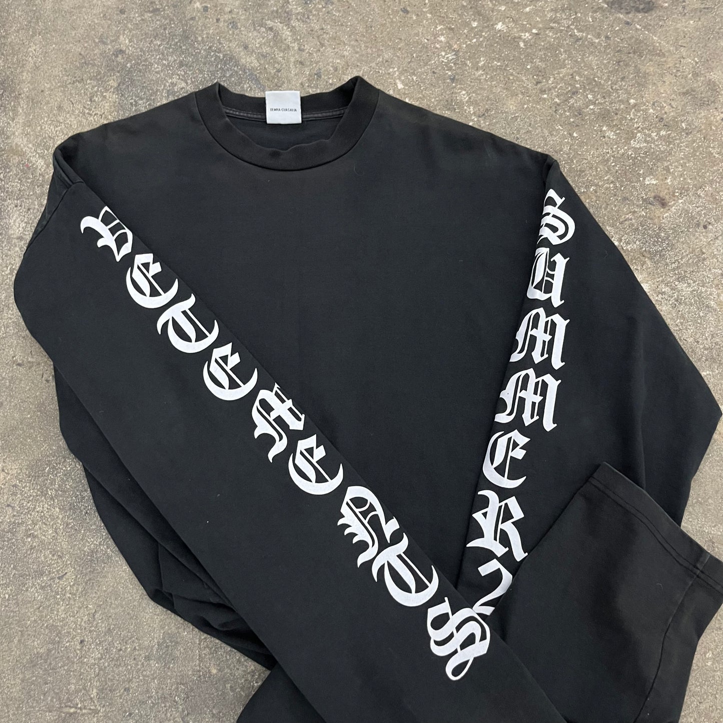 Vetements SS16 OG Metal Longsleeve
