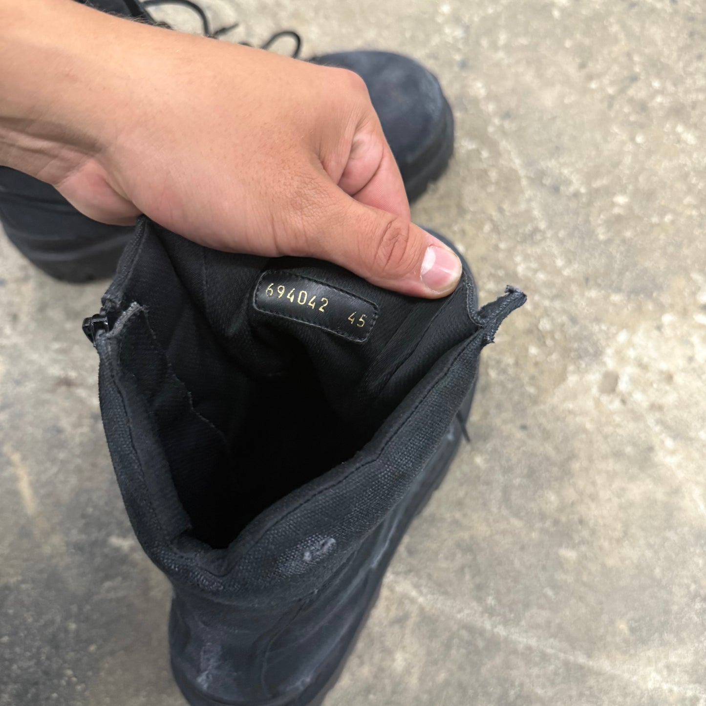 Balenciaga Distressed Strike Boots