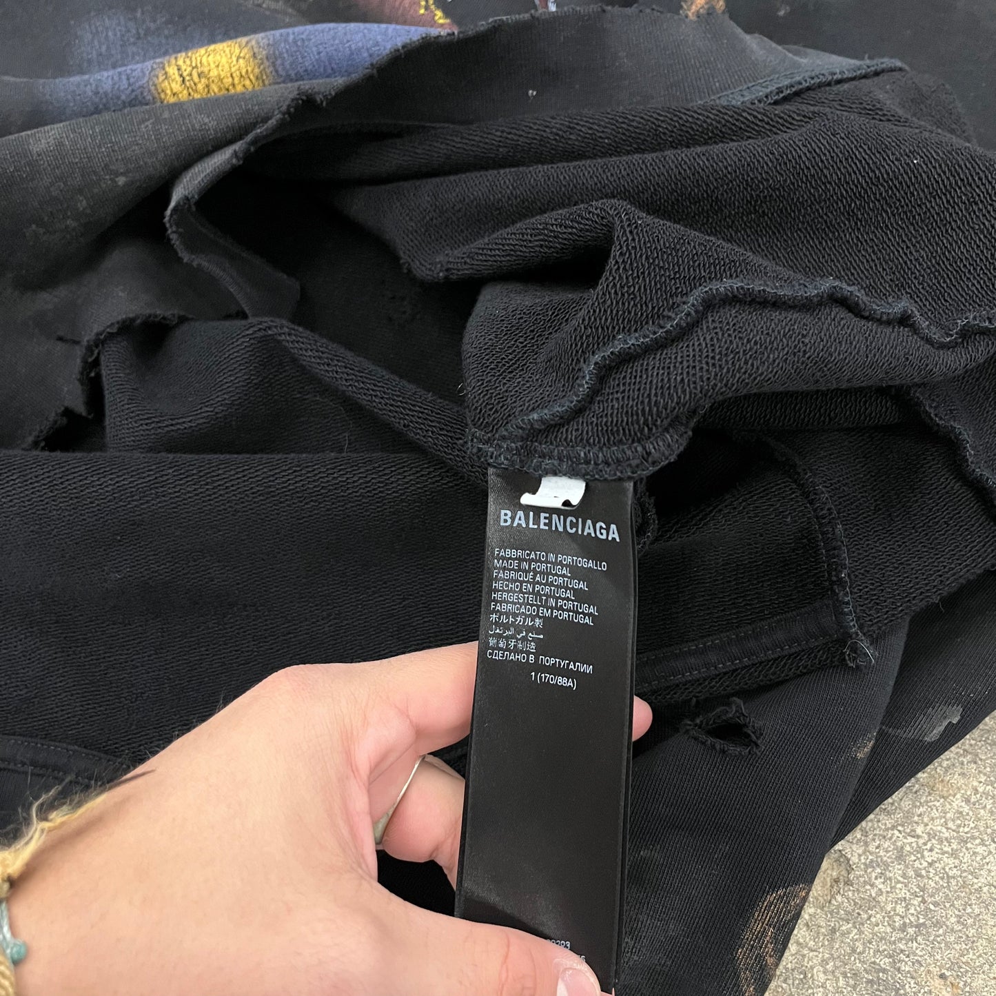 Balenciaga Paris Moon Upside Down Hoodie