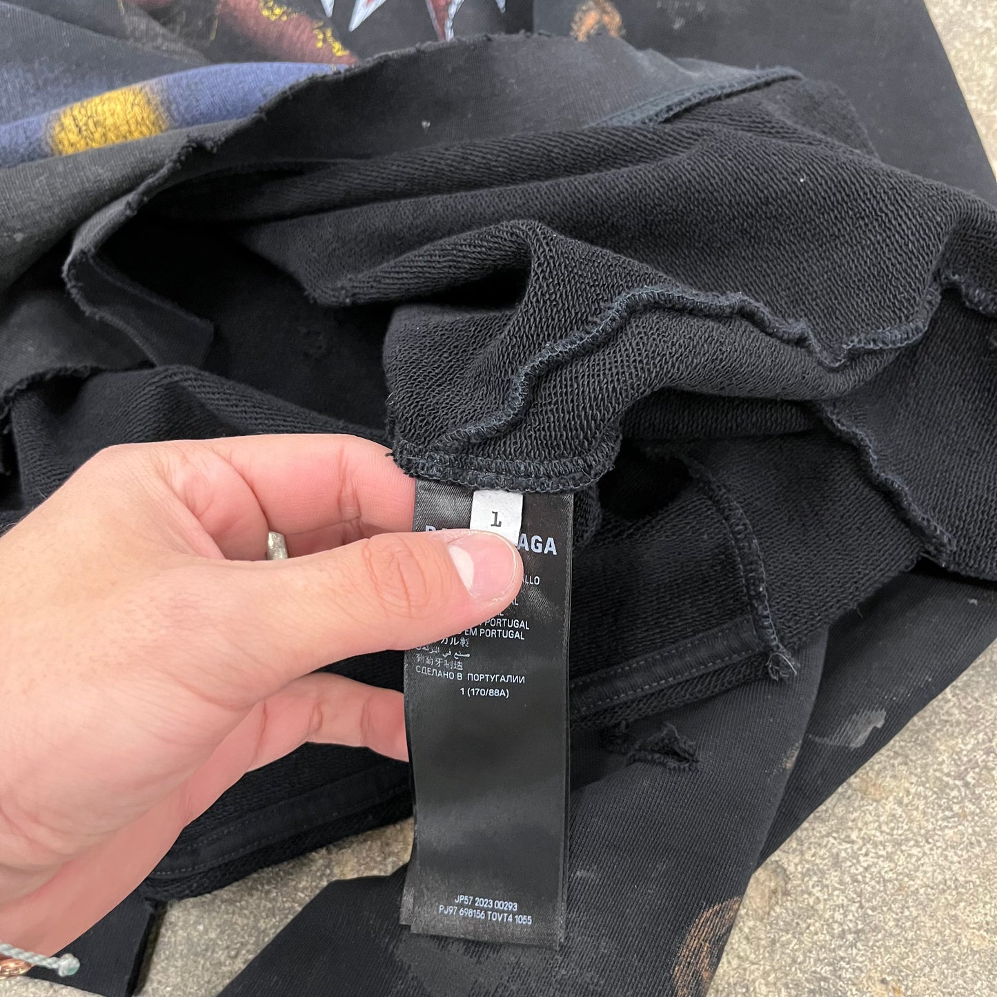 Balenciaga Paris Moon Upside Down Hoodie
