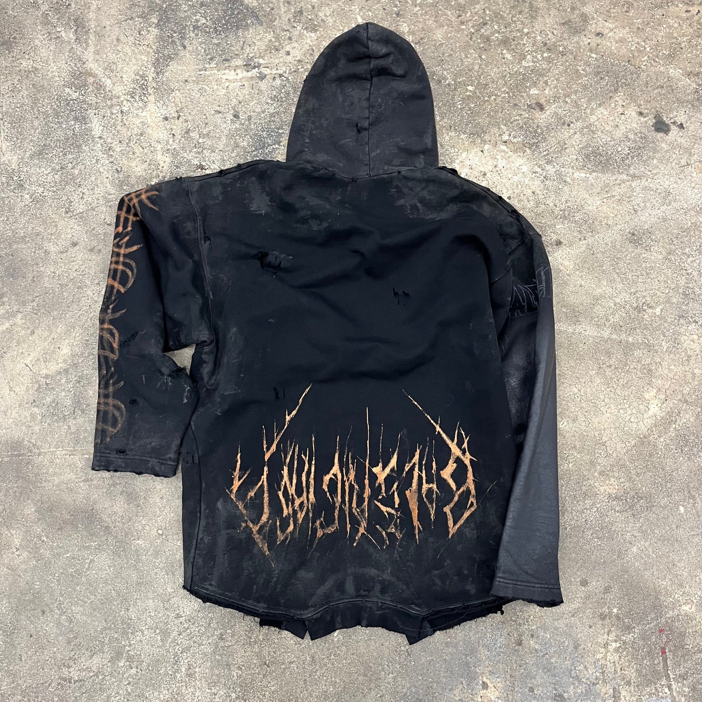 Balenciaga Paris Moon Upside Down Hoodie