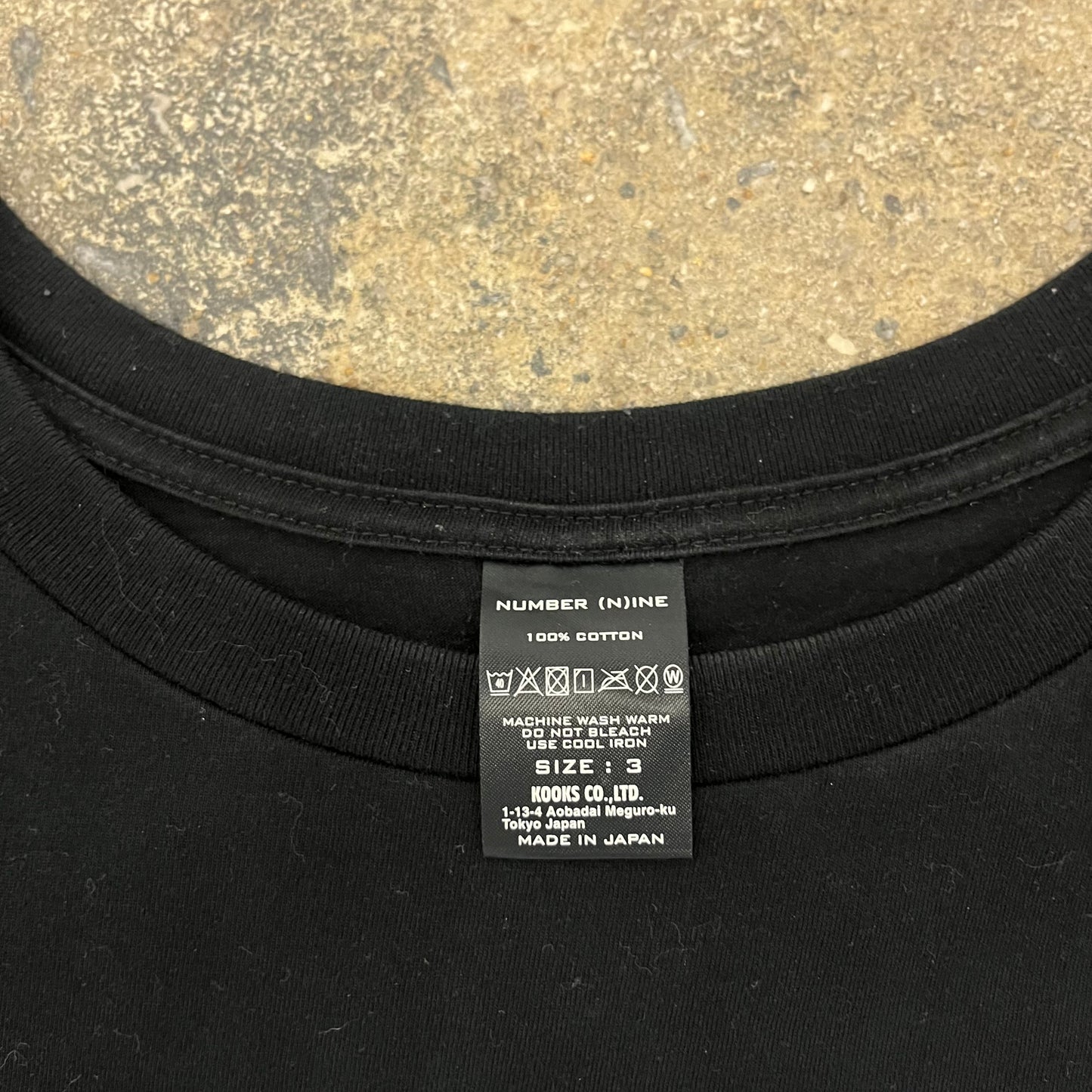 Number (N)ine SS06 NEVER TOO YOUNG TO DIE tee