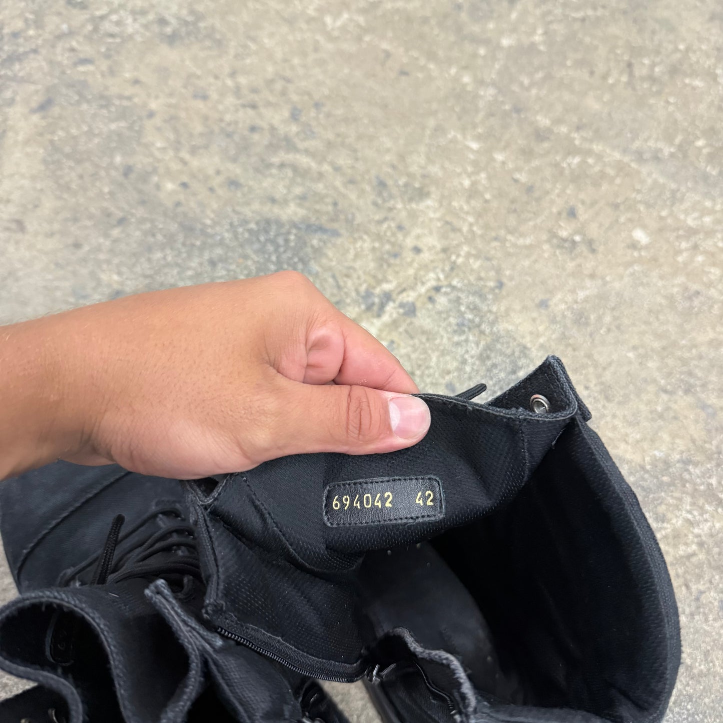 Balenciaga Distressed Strike Boots