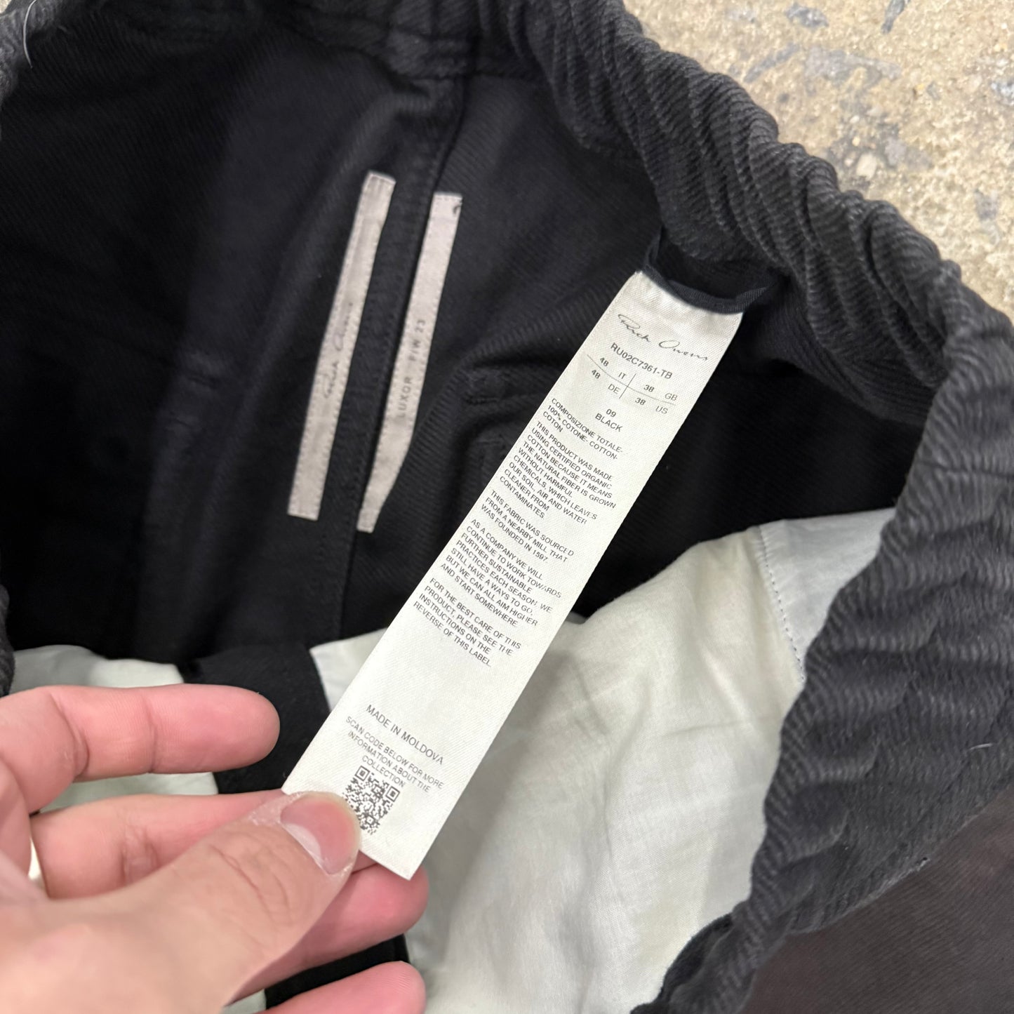 Rick Owens Faded Bela Pants