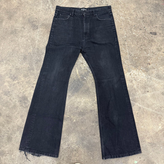 Balenciaga Black Flared Denim