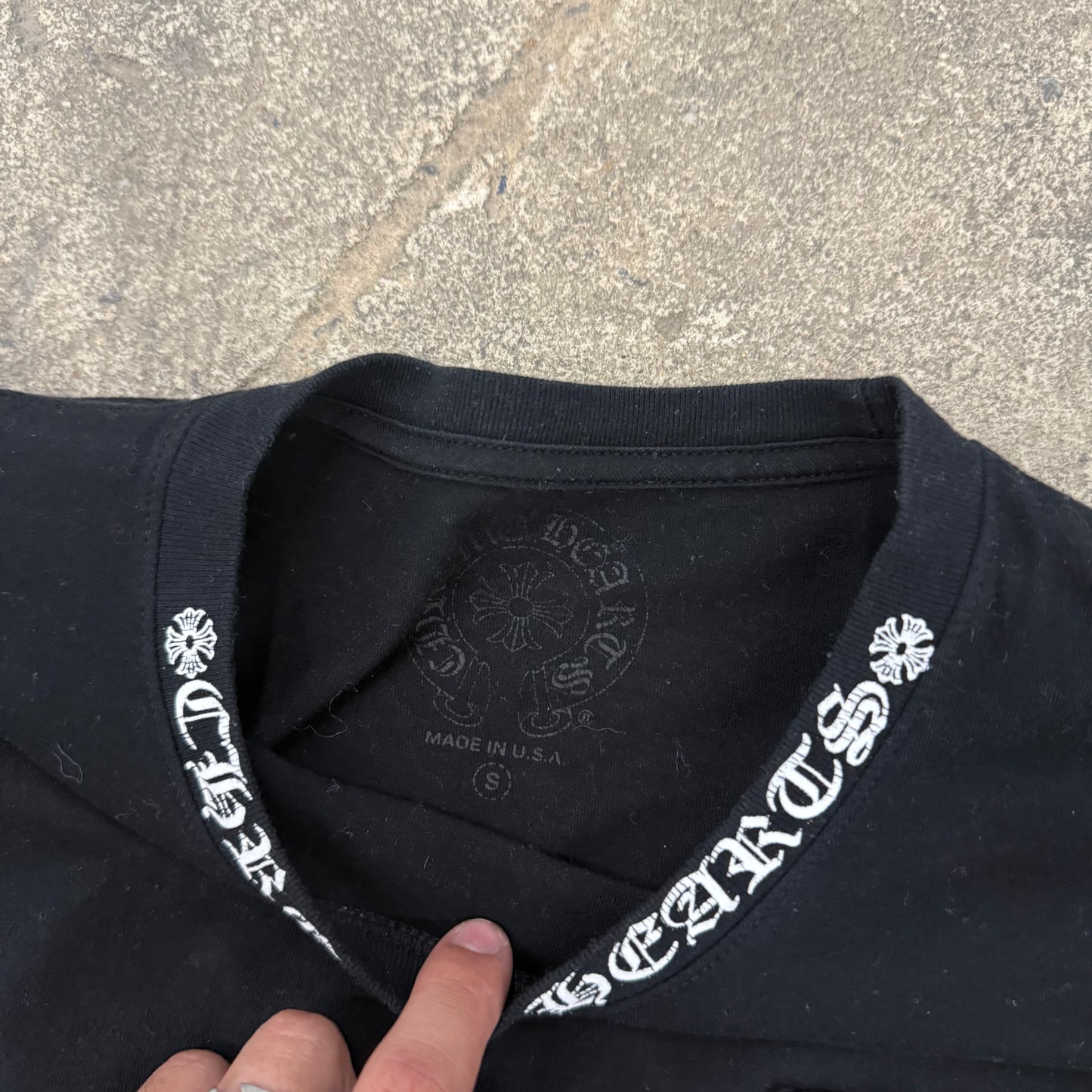 Chrome Hearts Scroll Neck tee