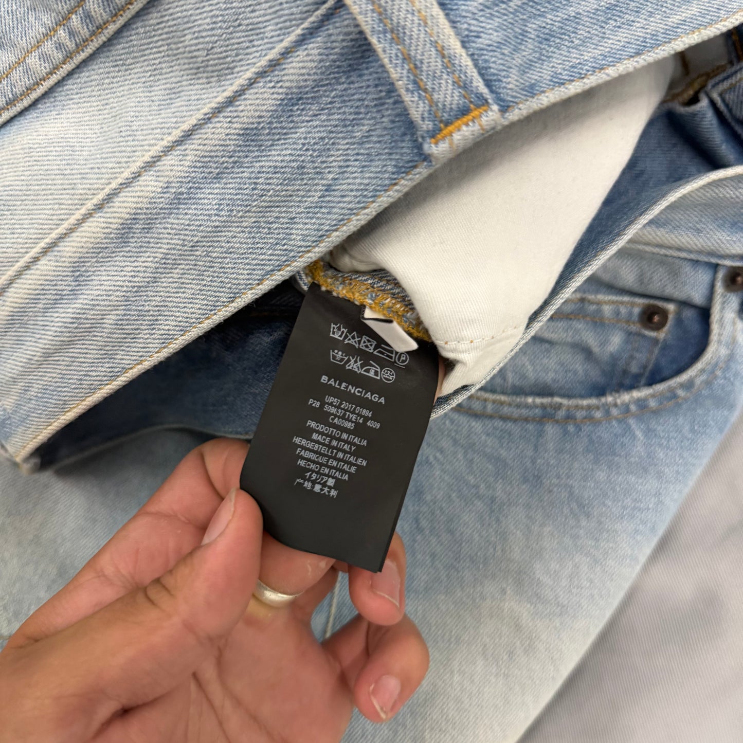 Balenciaga SS18 Convertible Denim