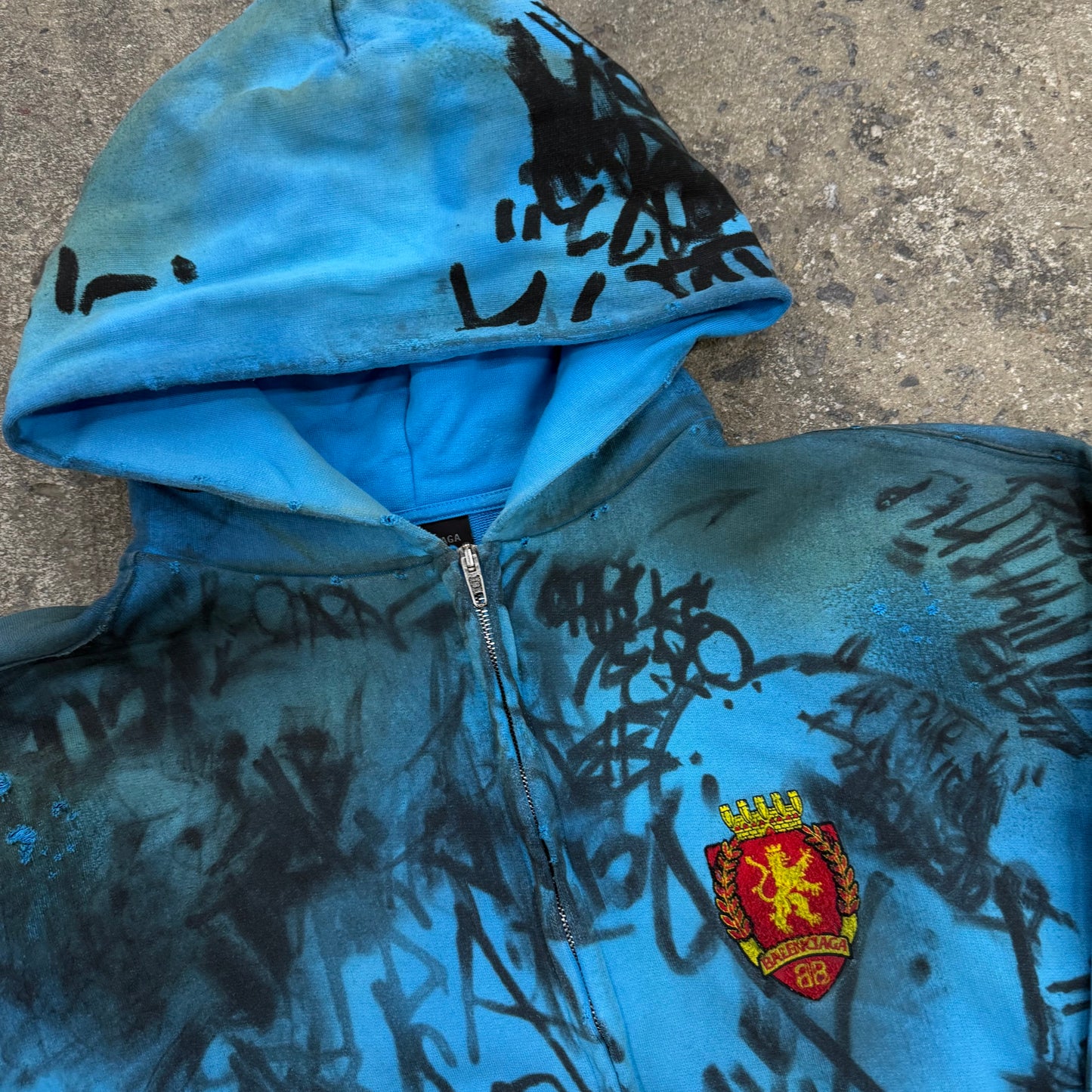 Balenciaga Graffiti Zipup