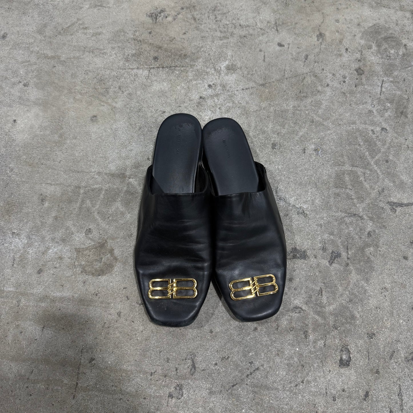 Balenciaga BB Leather Loafers